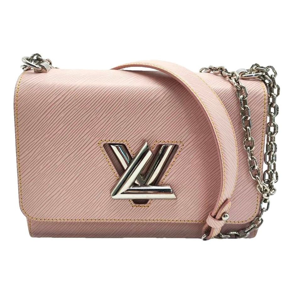 Twist leather handbag