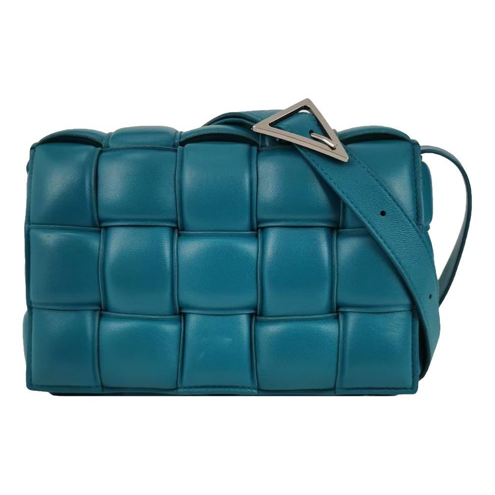Cassette leather handbag