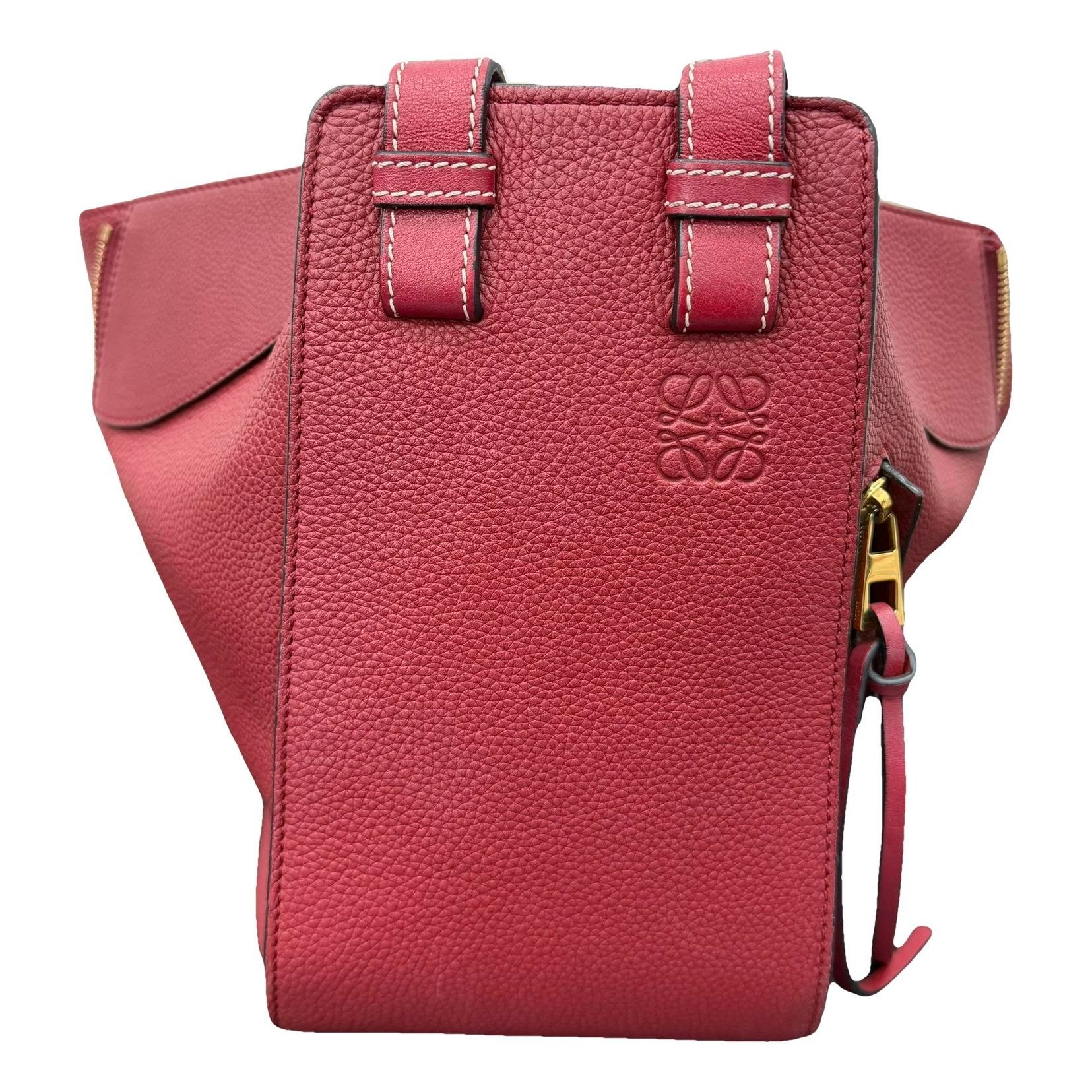 Hammock leather handbag