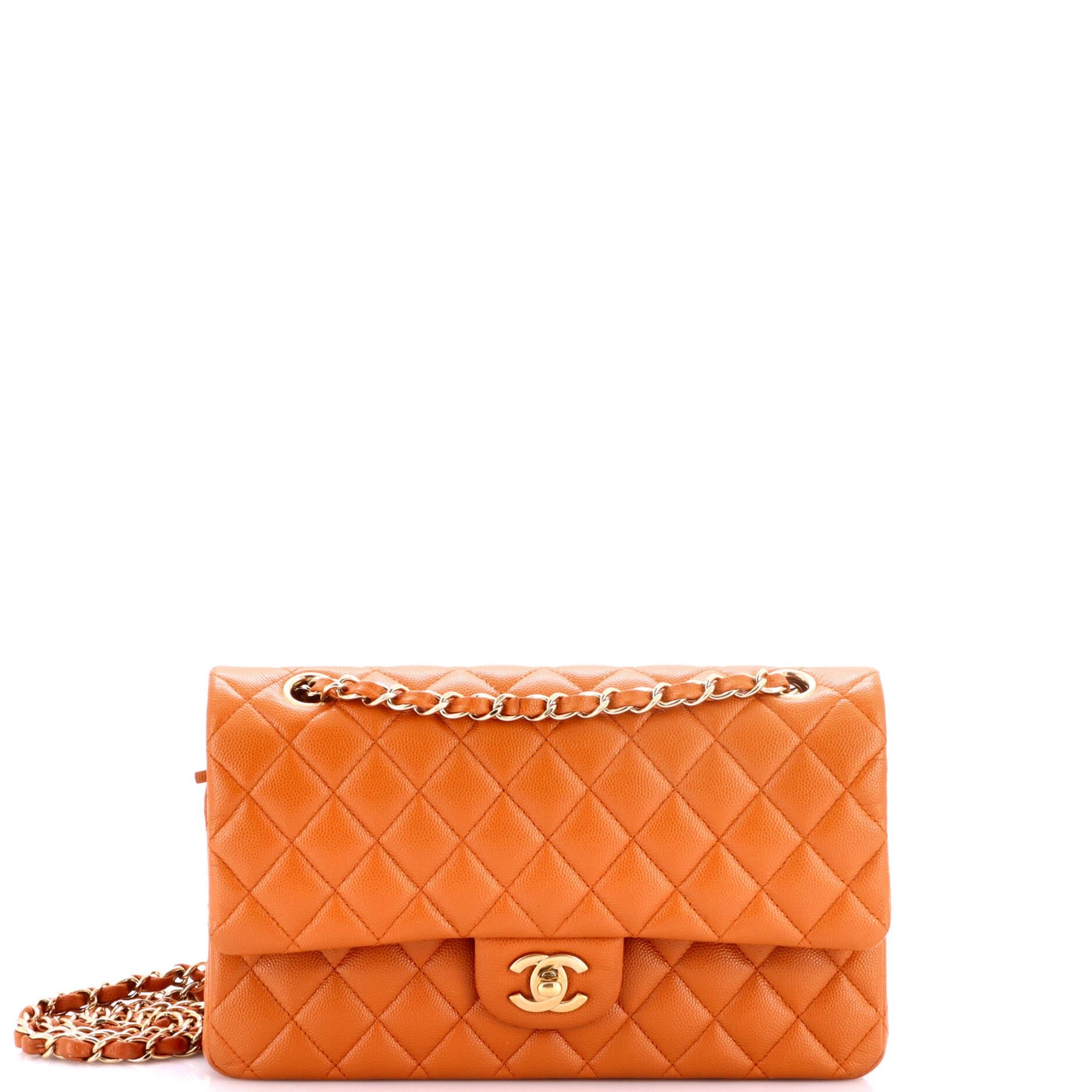 Classic Double Flap Bag Quilted Caviar Medium