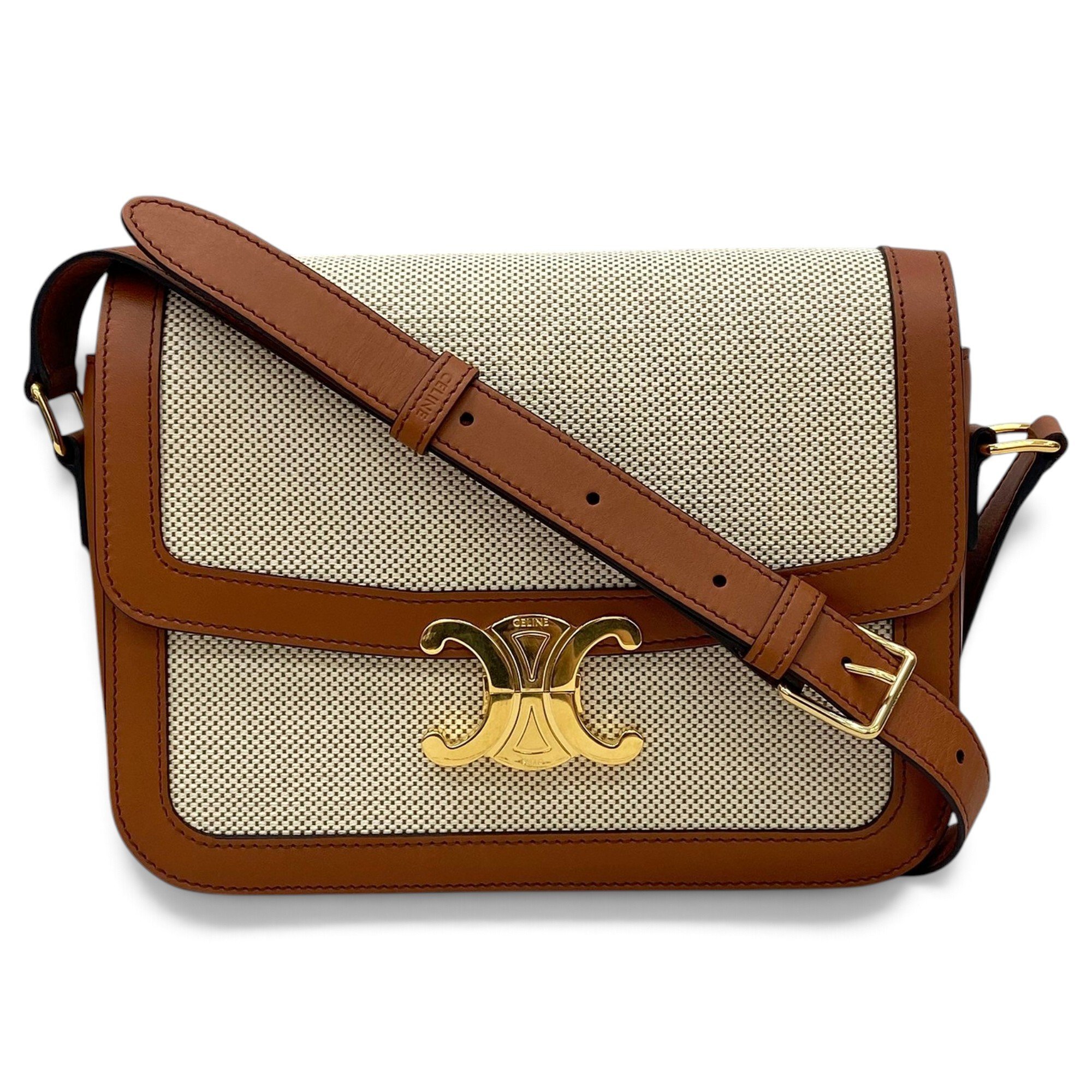 Triomphe cloth handbag