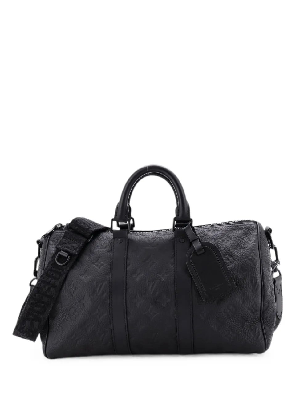 Keepall Bandouliere Bag Monogram Taurillon Leather 35 travel bag