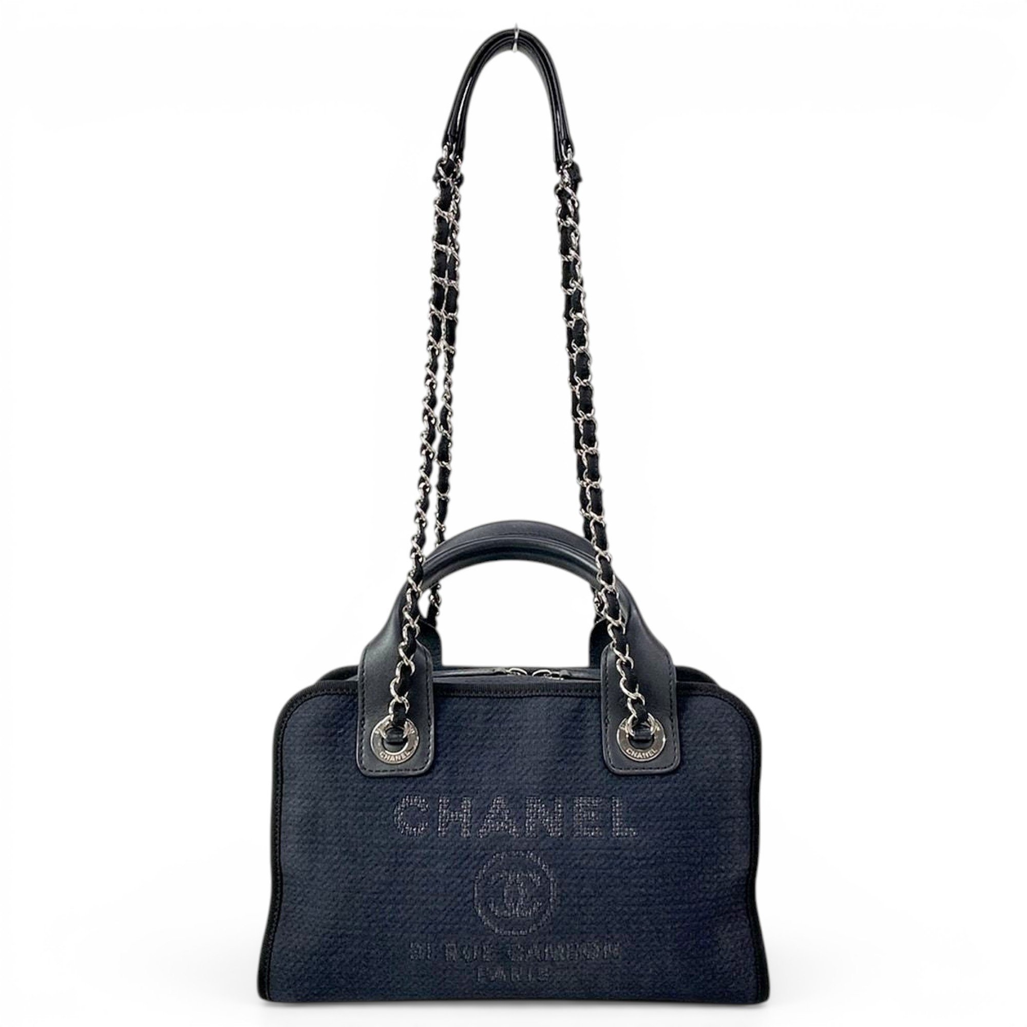 Deauville leather handbag