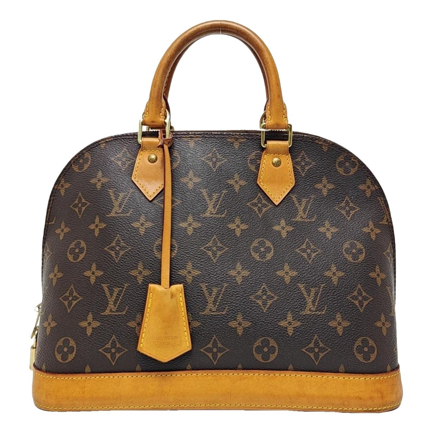 Alma leather handbag