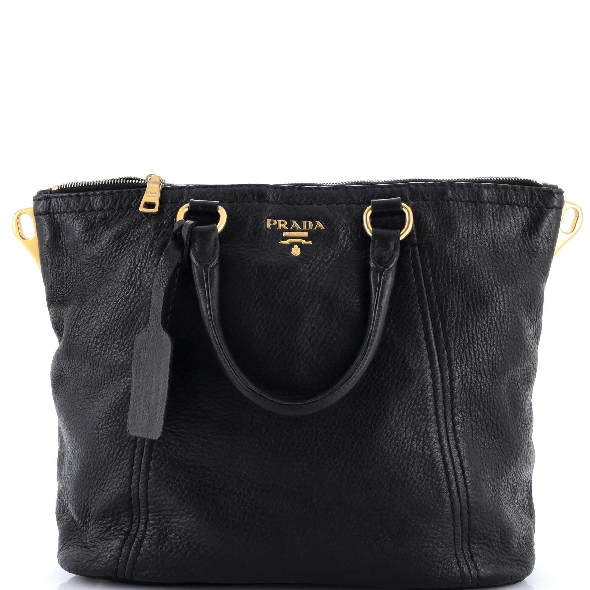 Leather tote
