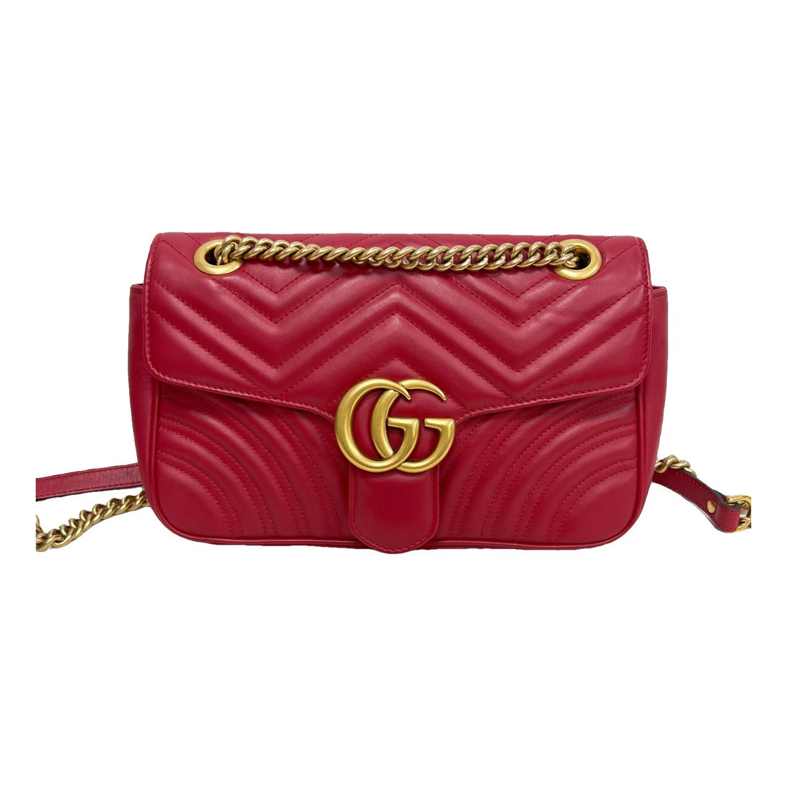 GG Marmont Chain leather handbag