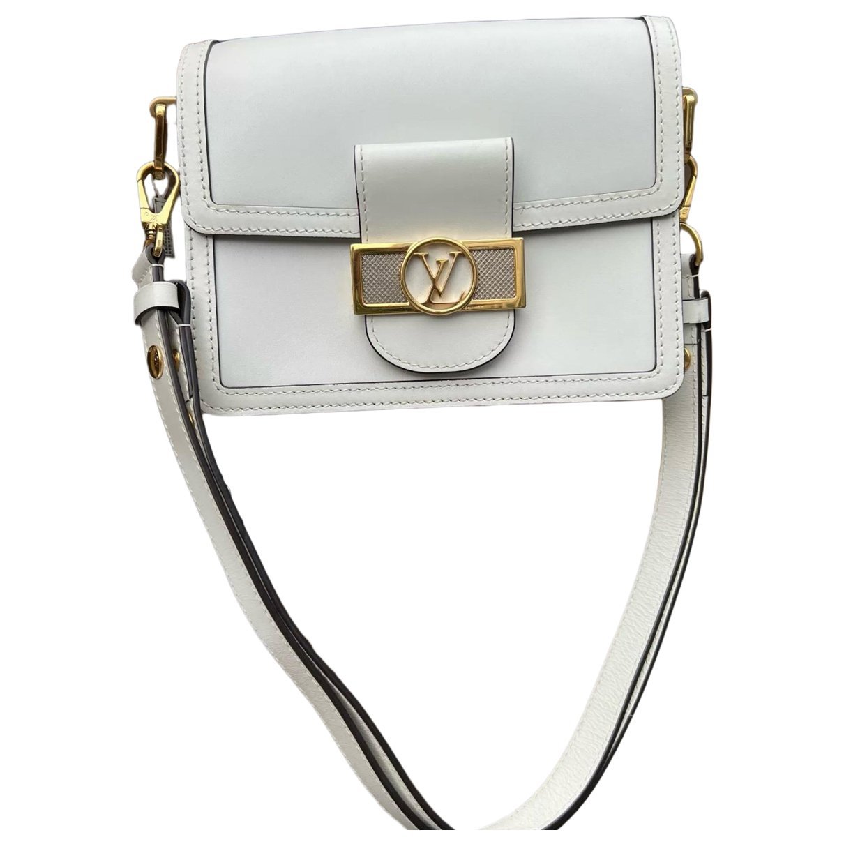 Dauphine leather crossbody bag