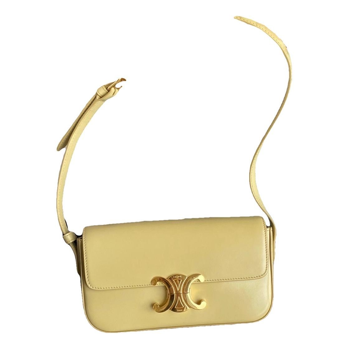 Triomphe Long leather handbag