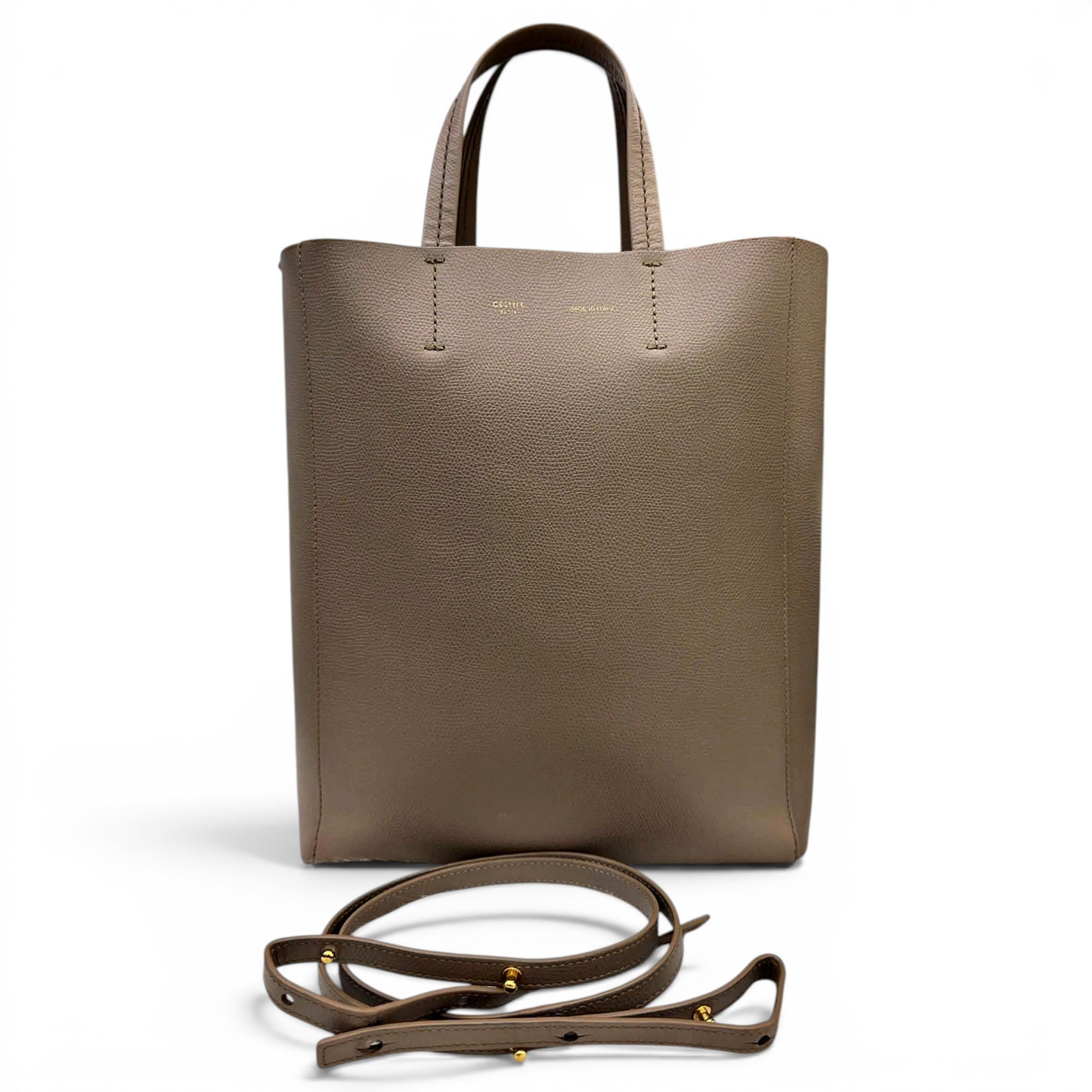 Cabas leather crossbody bag