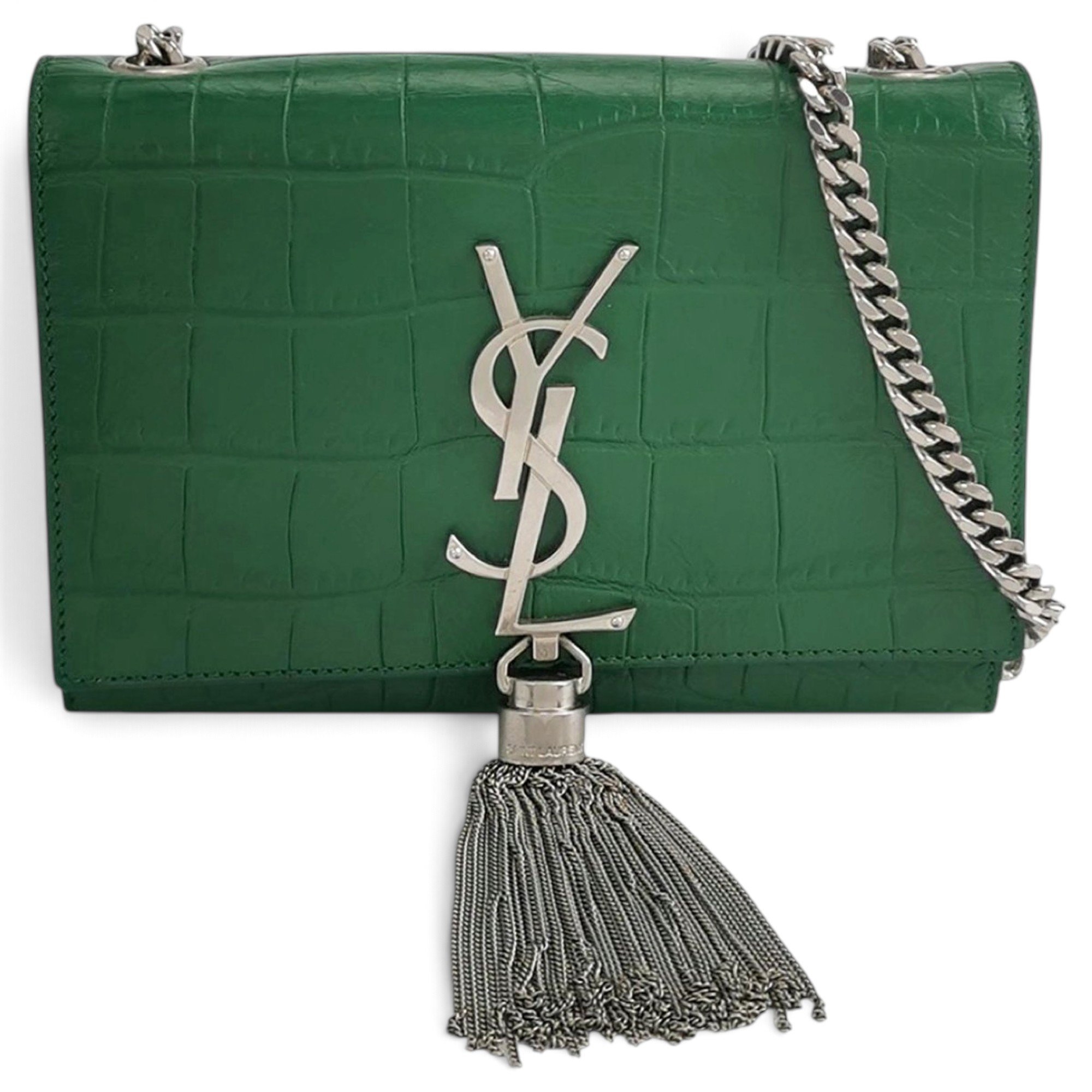 Pompom Kate leather handbag