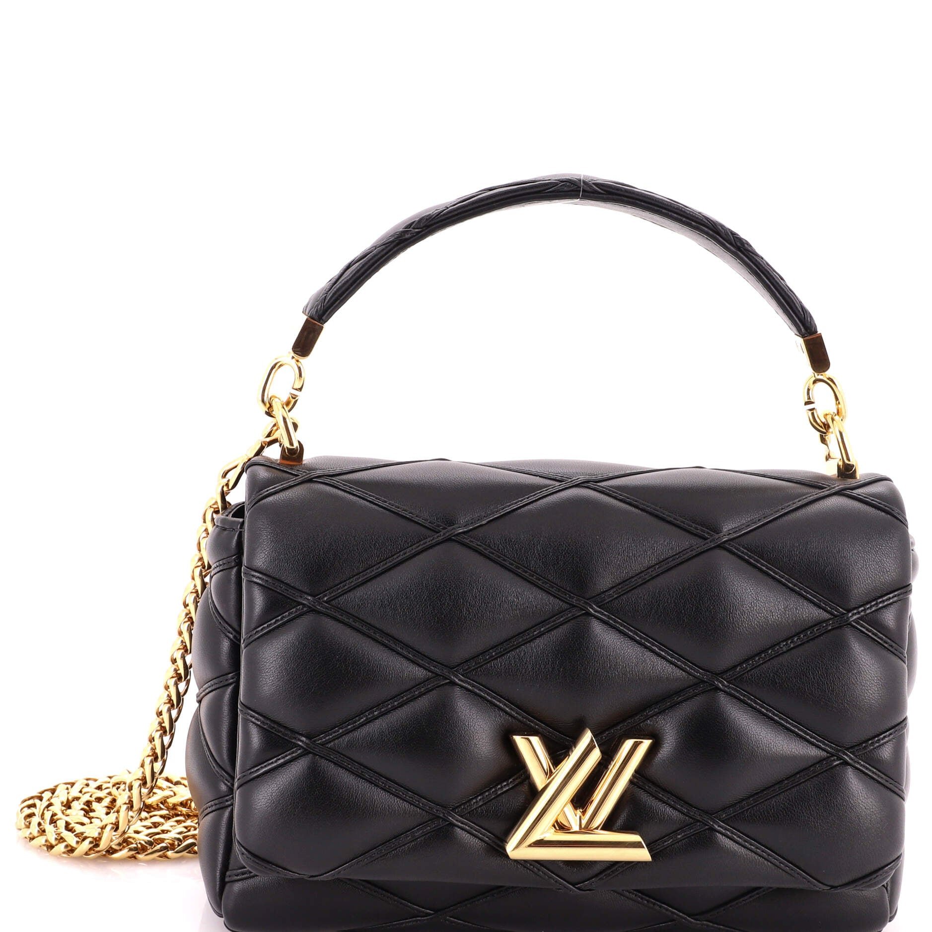GO-14 Top Handle NM Handbag Malletage Leather MM