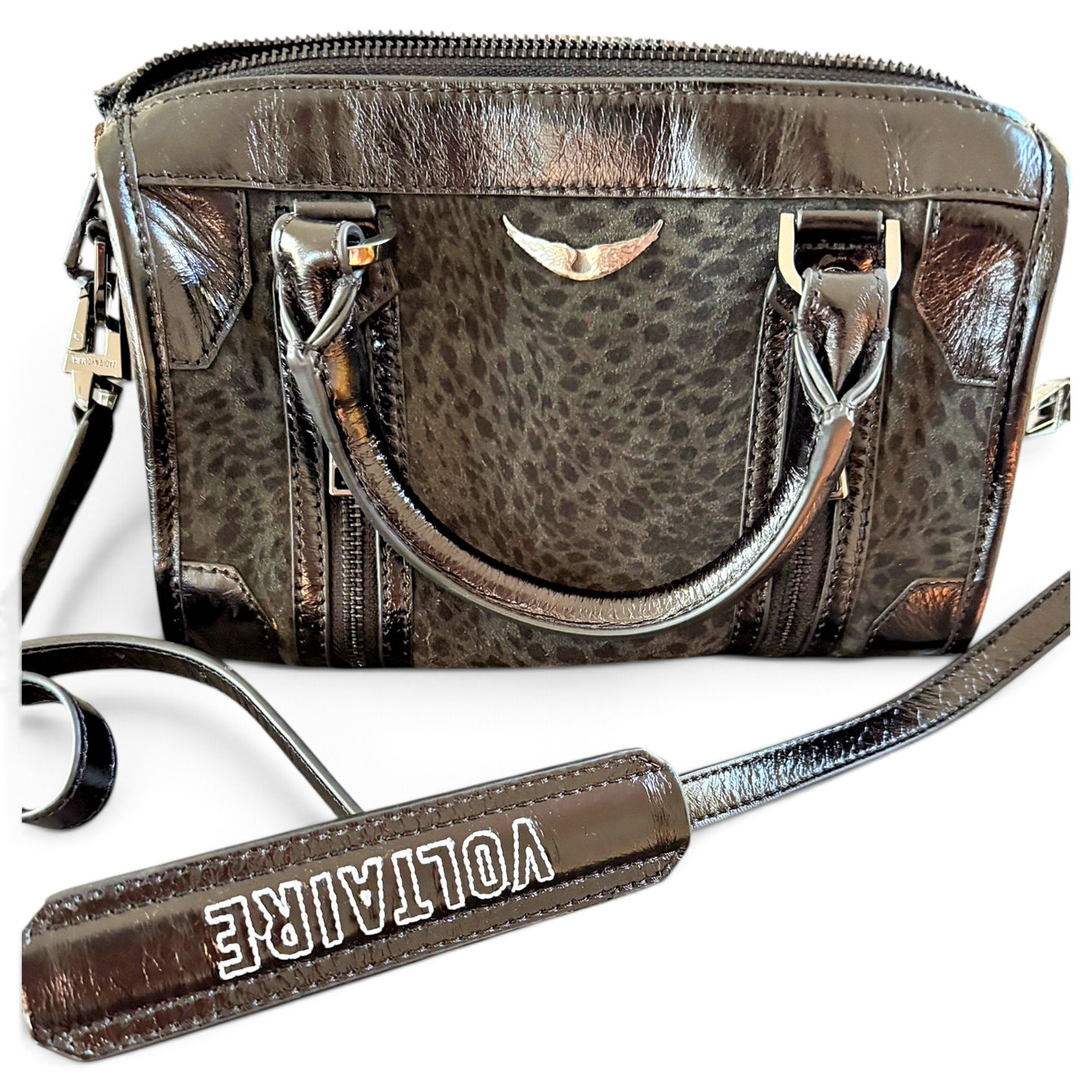 Leather crossbody bag