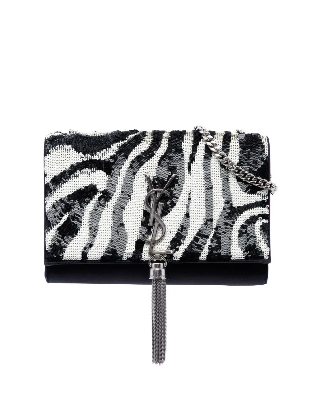 2018 Small Satin Monogram Kate Zebra Sequin crossbody bag