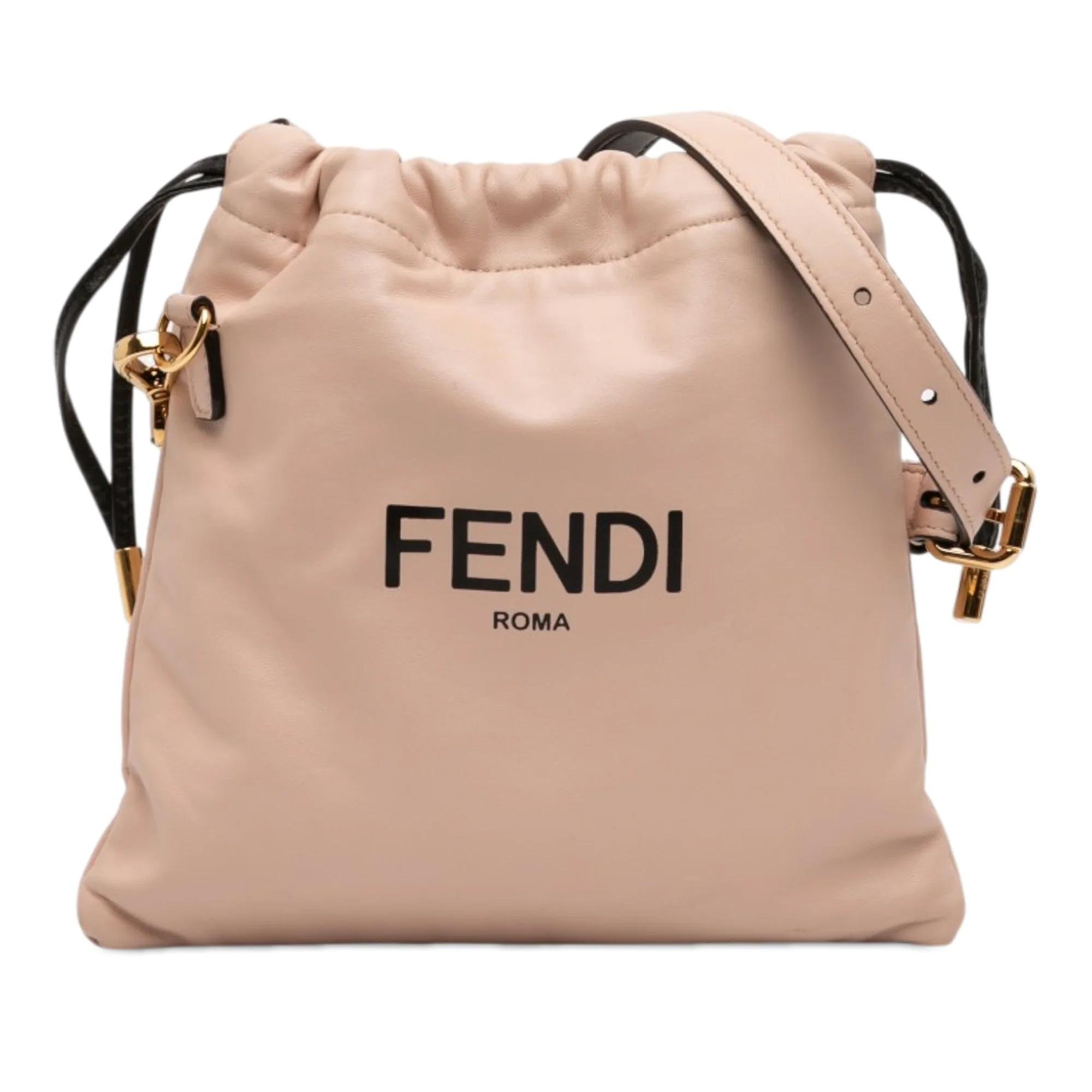 Pocket pony-style calfskin crossbody bag