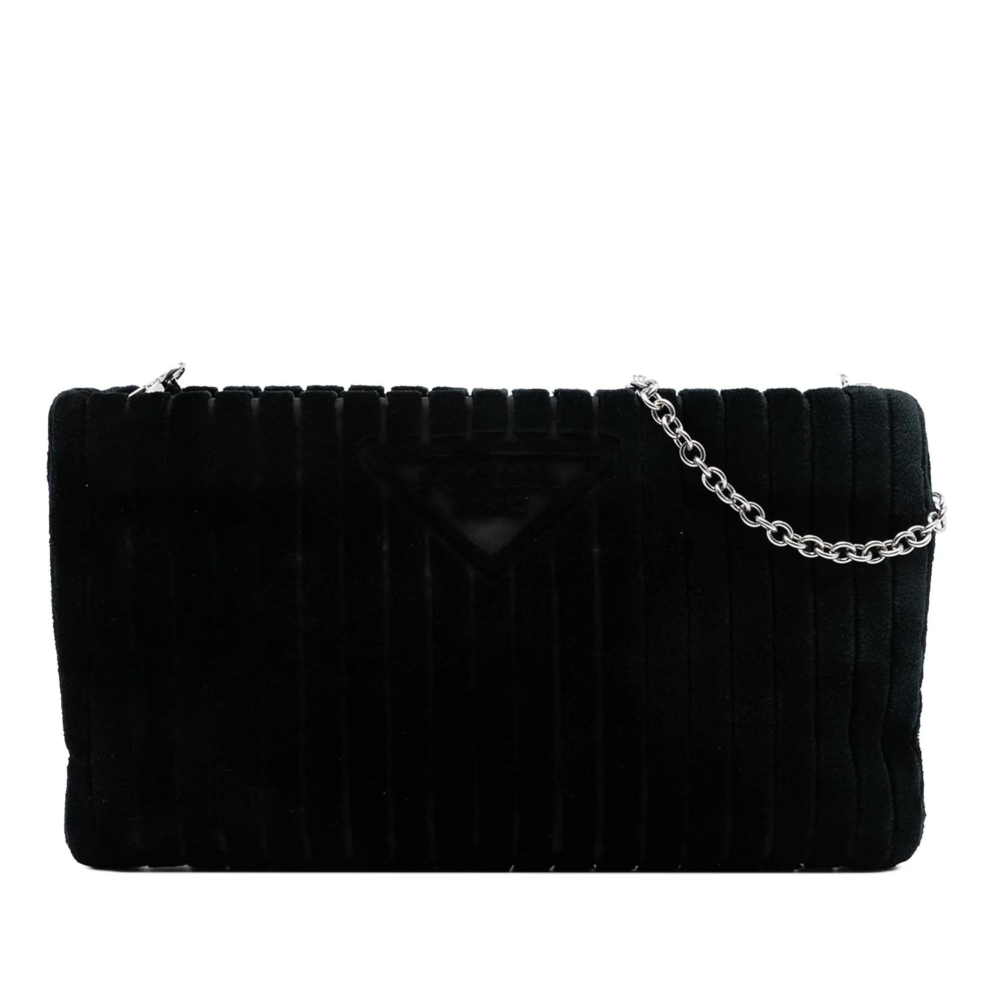 Velvet handbag