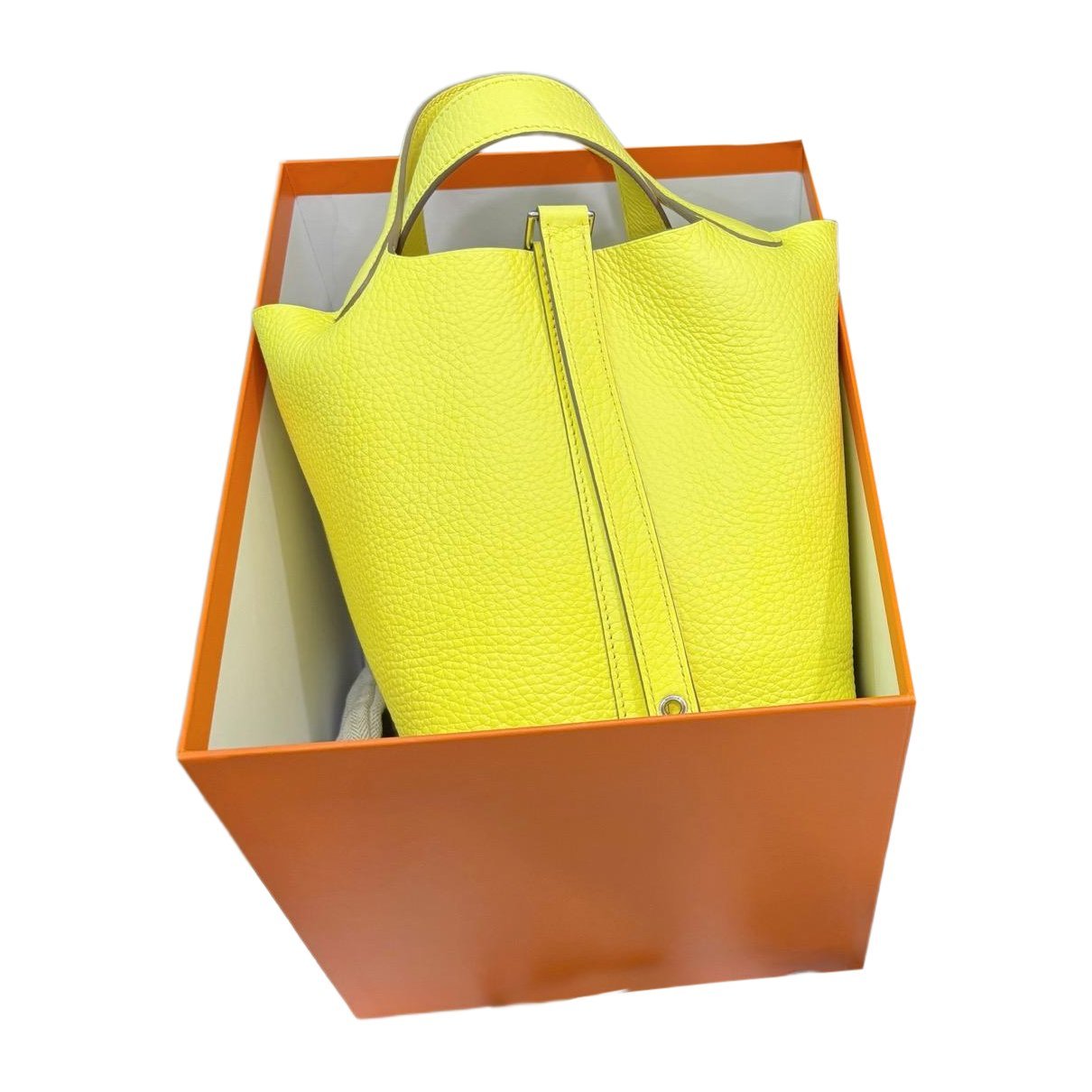 Picotin leather handbag