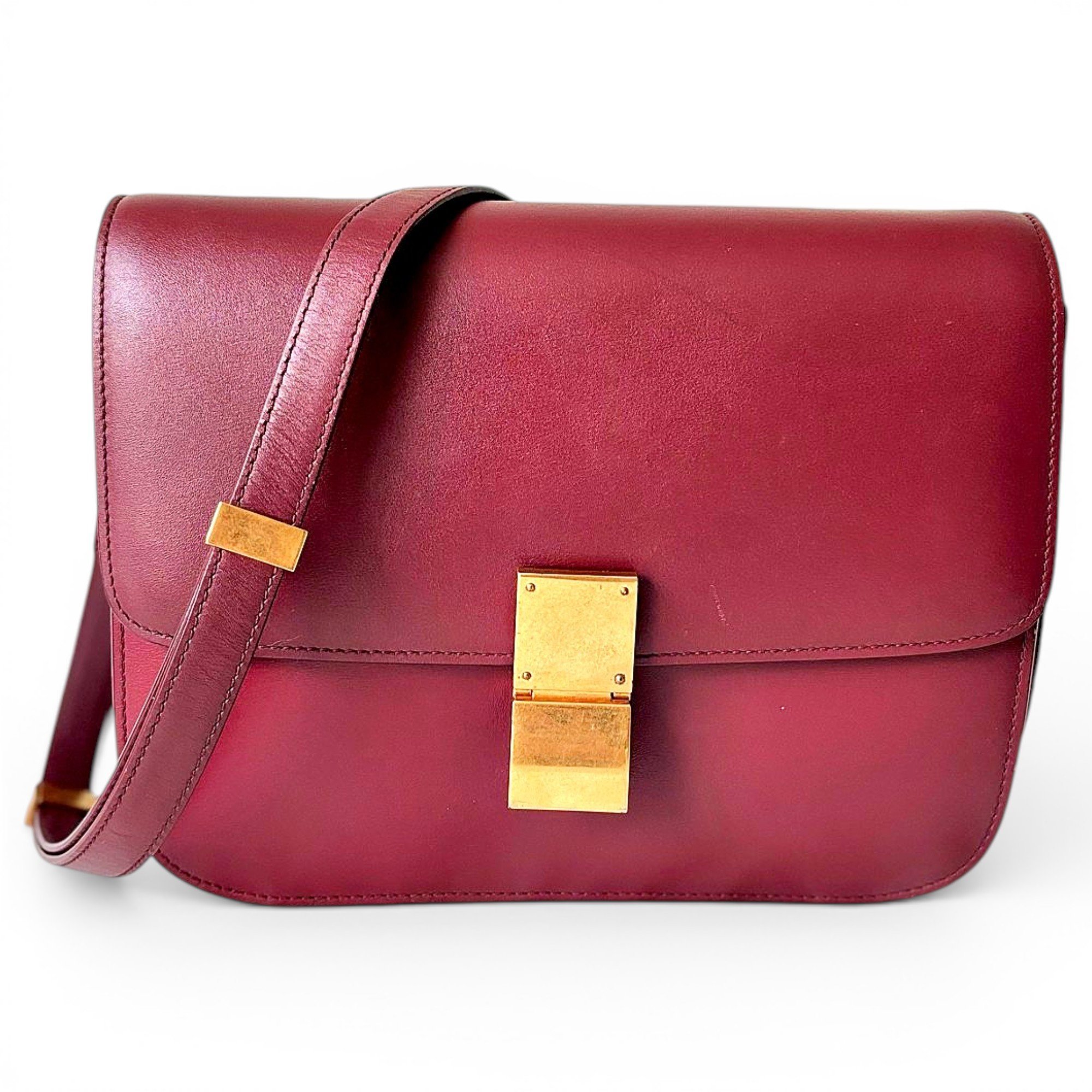 Classic leather handbag