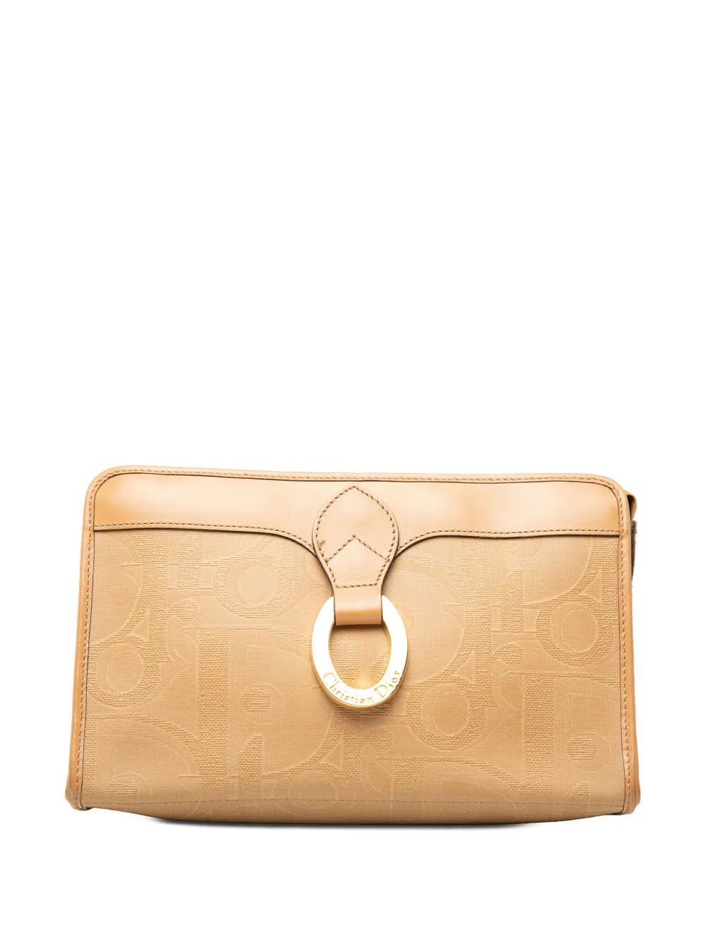 20th Century Diorissimo Trotter Coated Canvas clutch bag