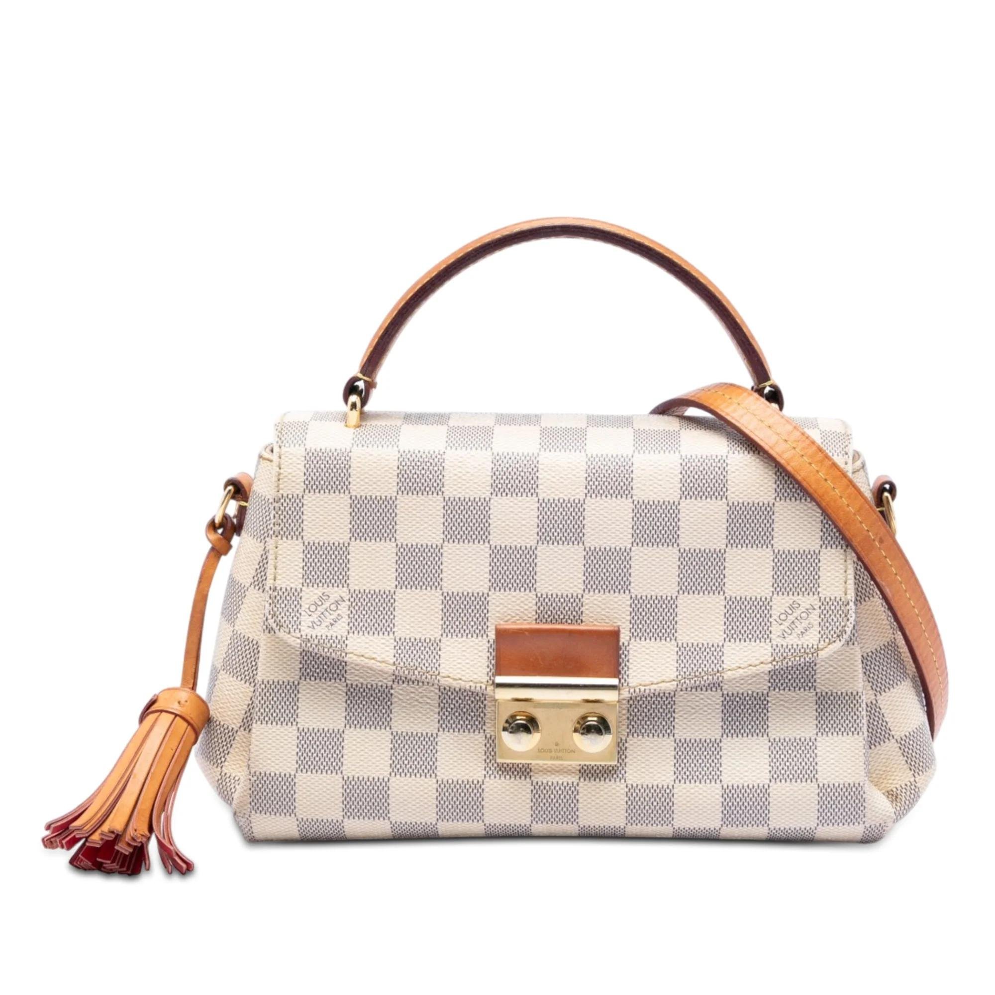 Croisette leather satchel