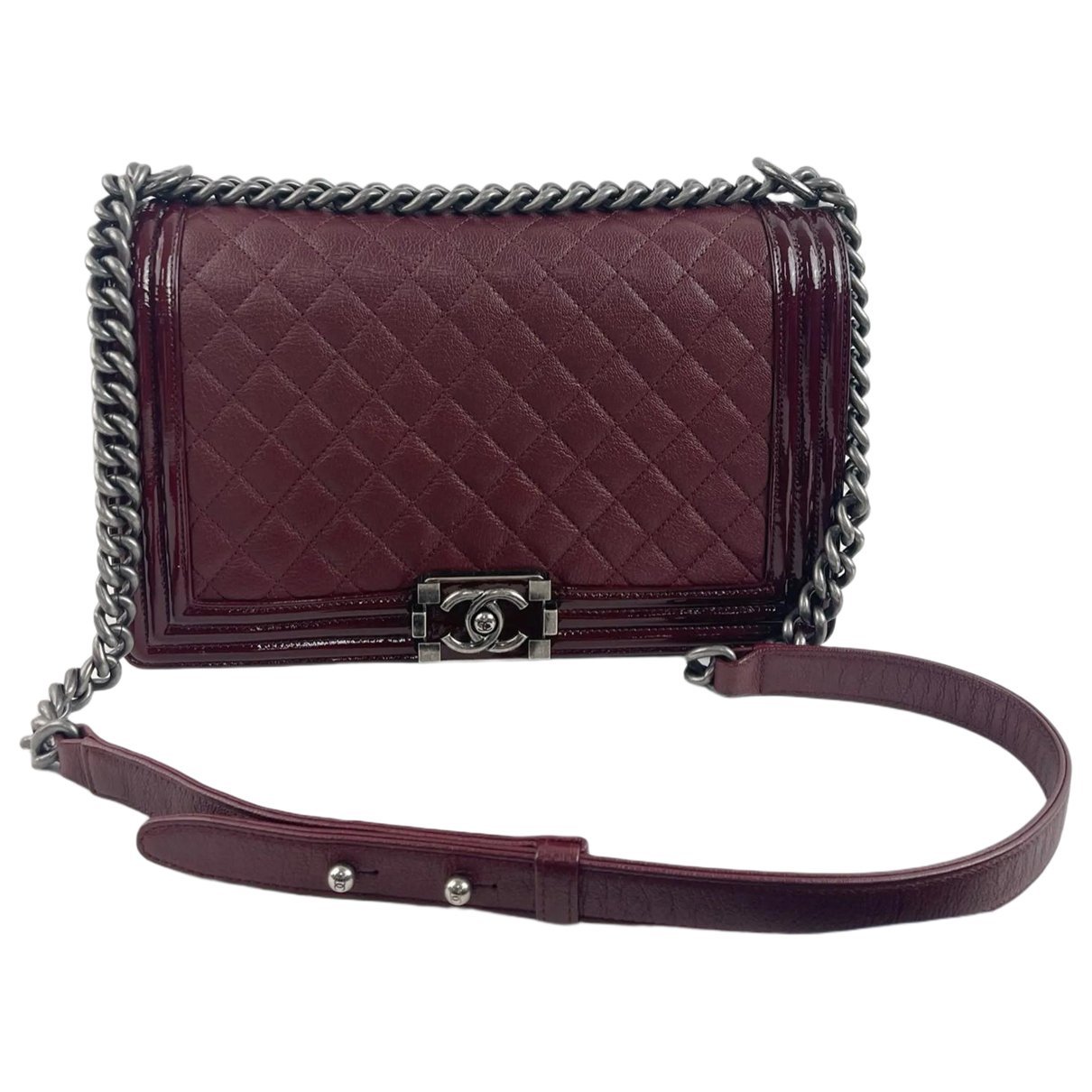 Boy leather crossbody bag