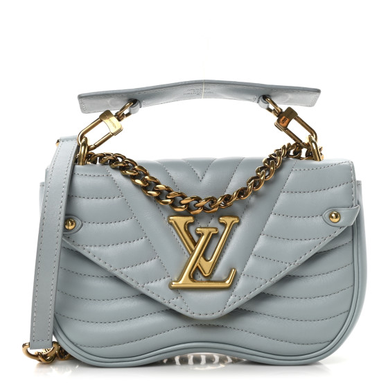 Louis Vuitton Calfskin New Wave Chain PM Porcelain Blue