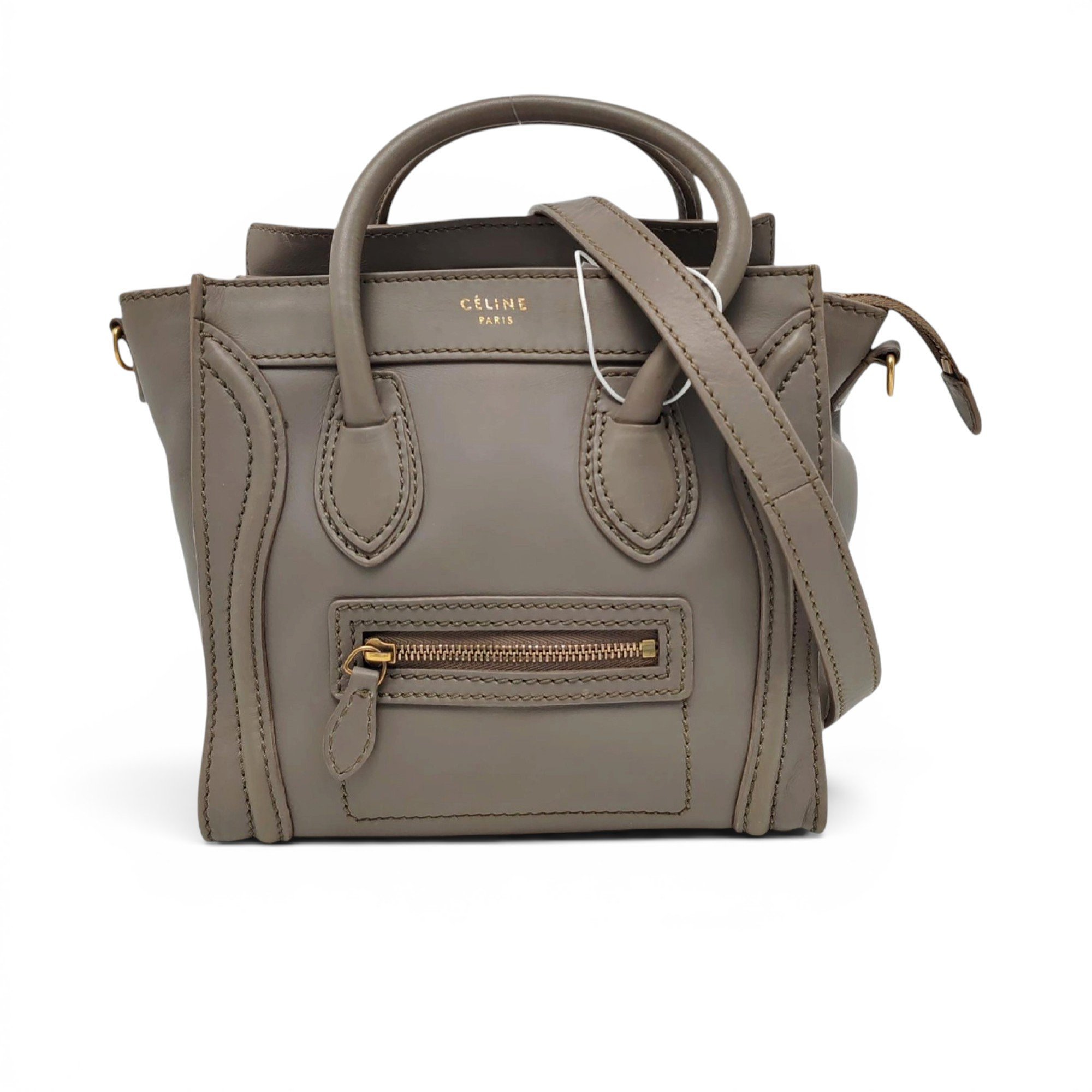Nano Luggage leather handbag