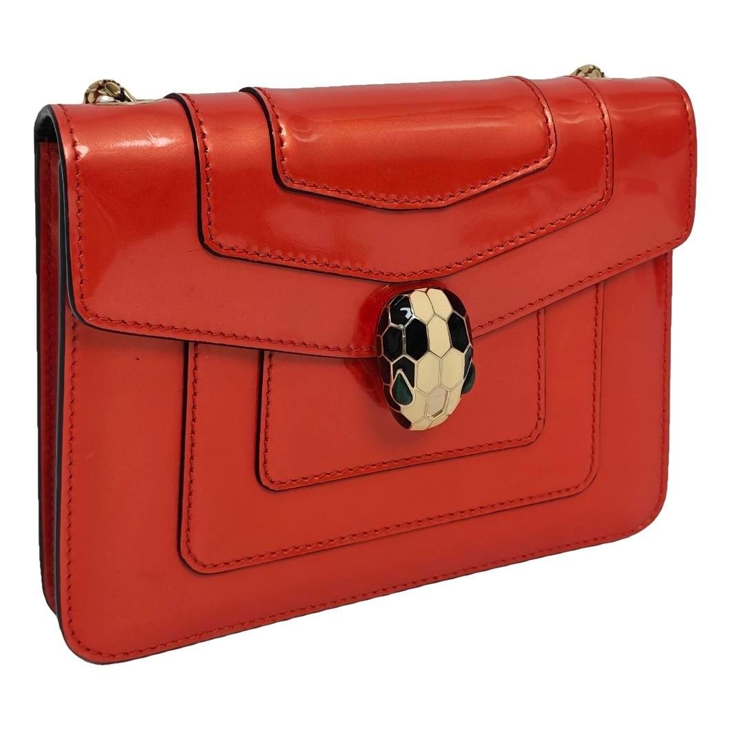 Serpenti patent leather crossbody bag