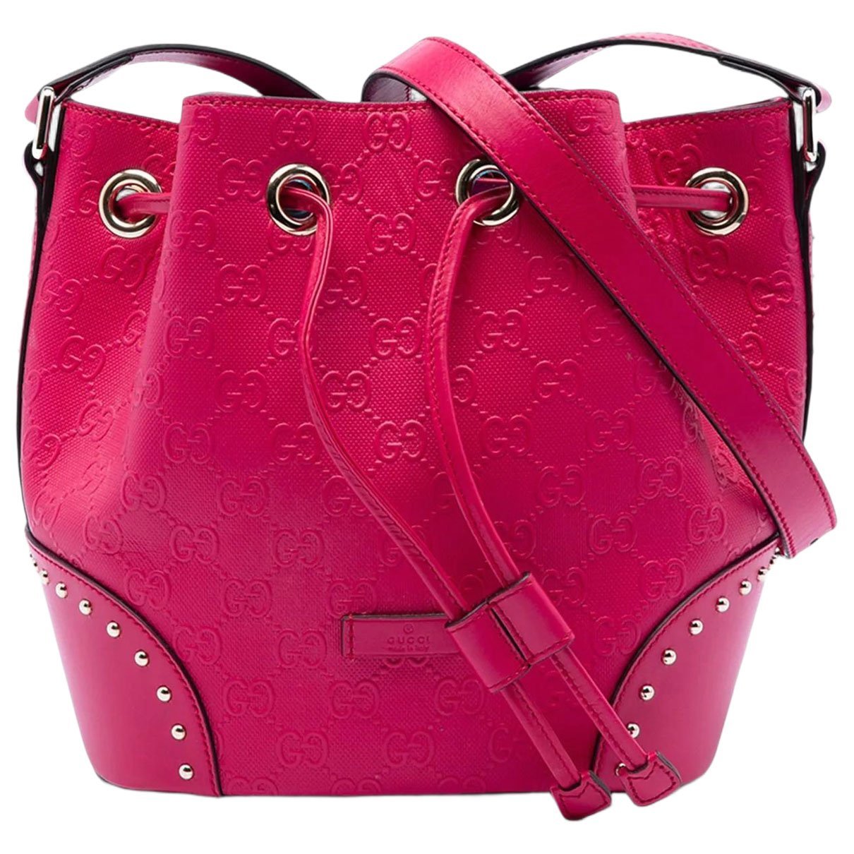 Gucci B leather bag