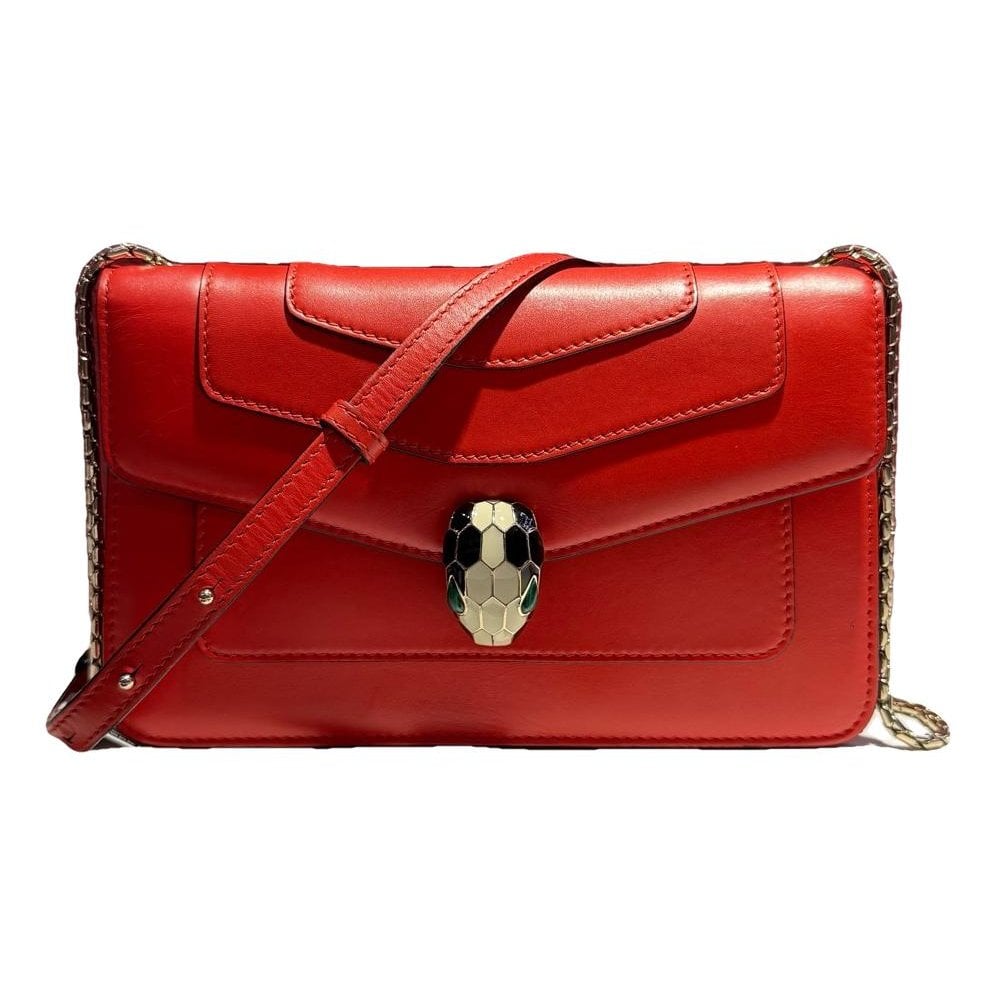 Serpenti leather handbag