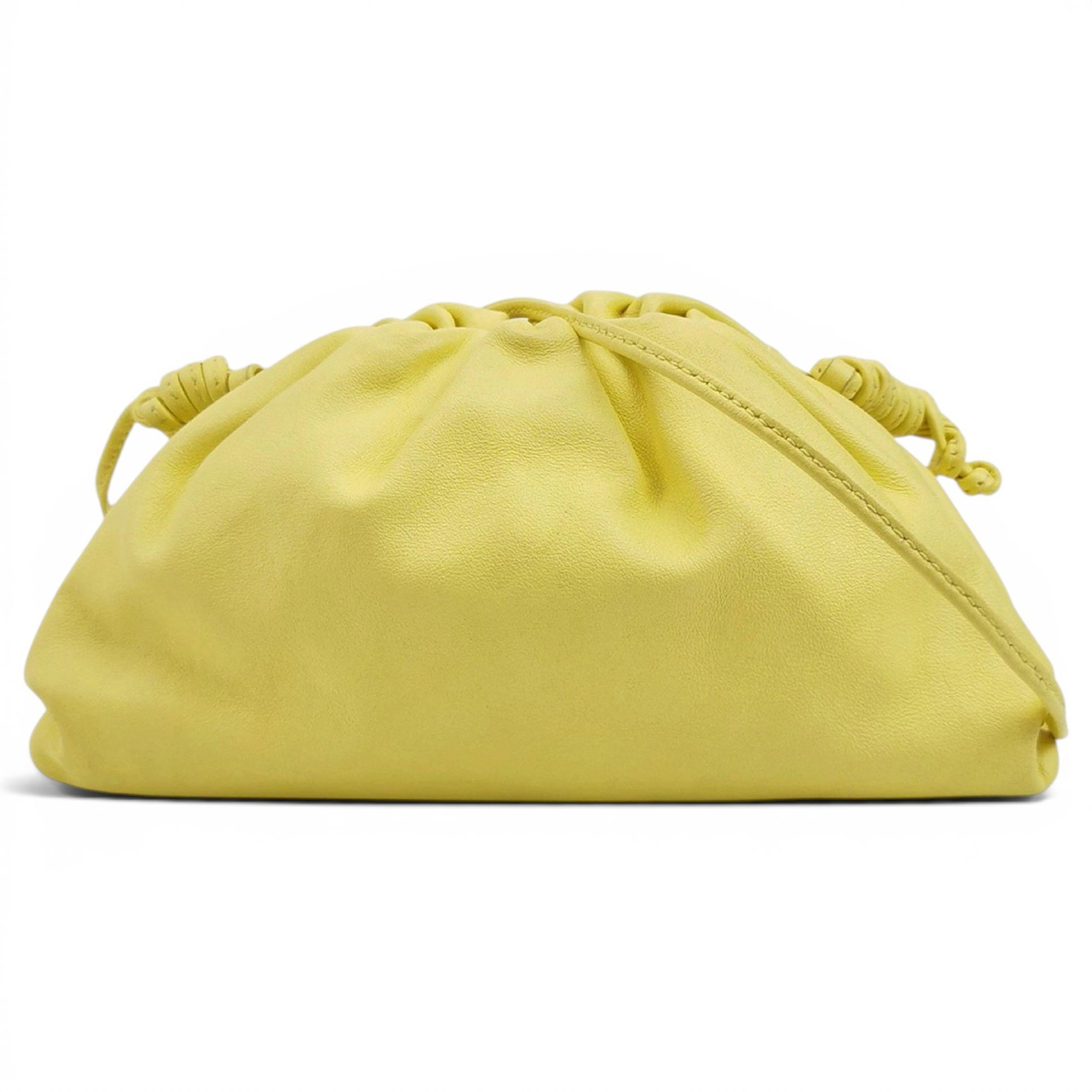 Pouch leather handbag