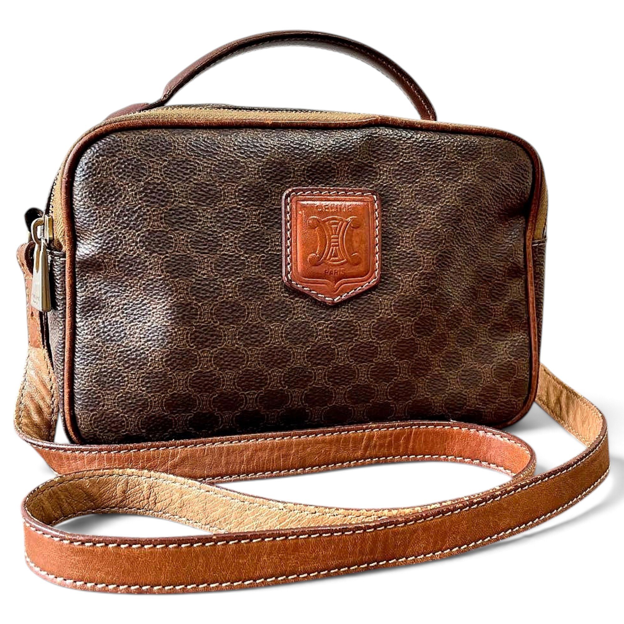 Celine Triomphe leather handbag
