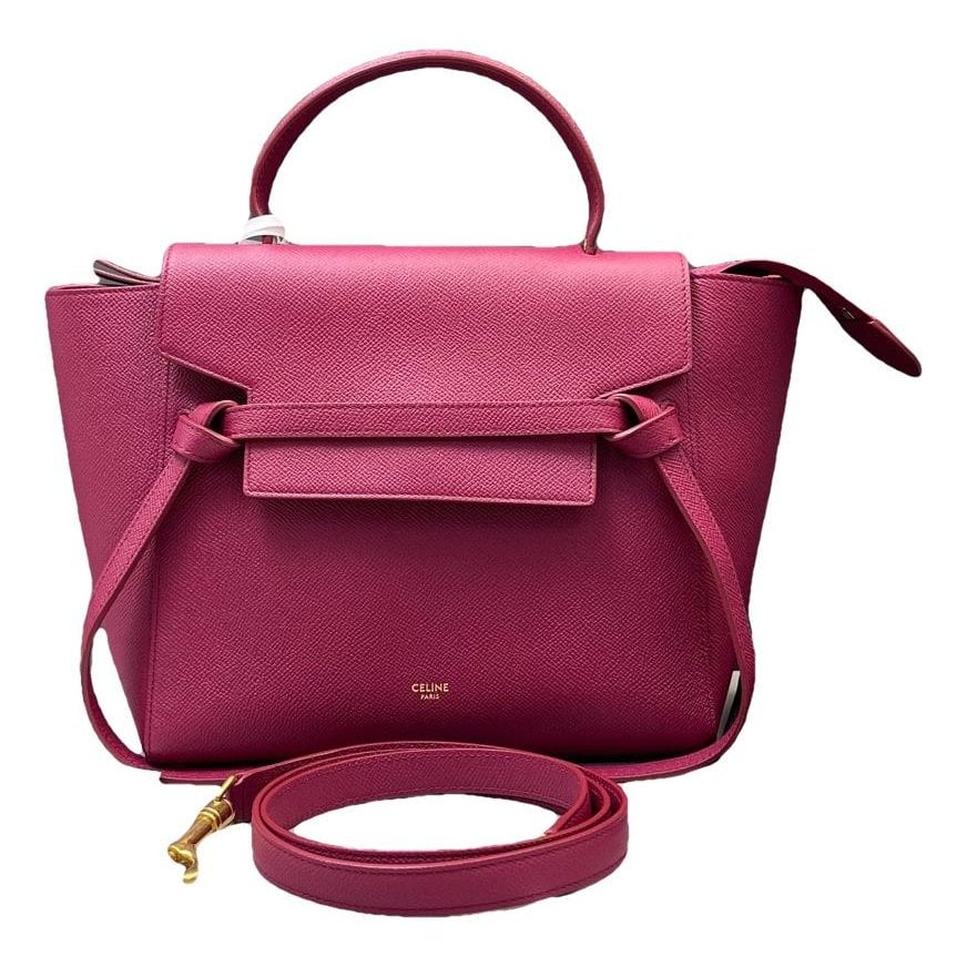 Belt leather handbag
