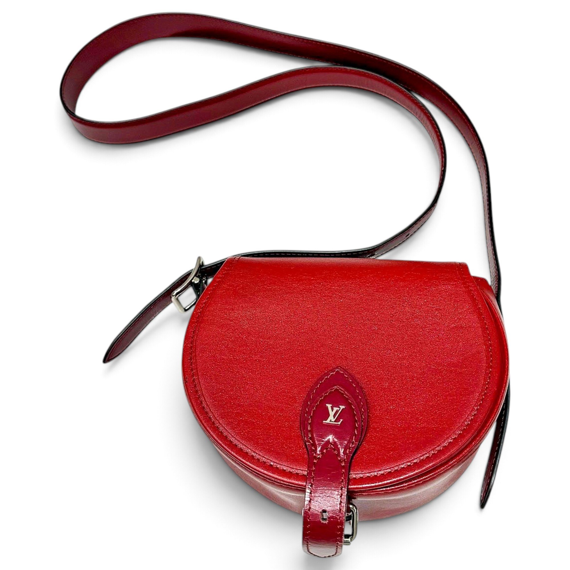 Tambourin leather handbag