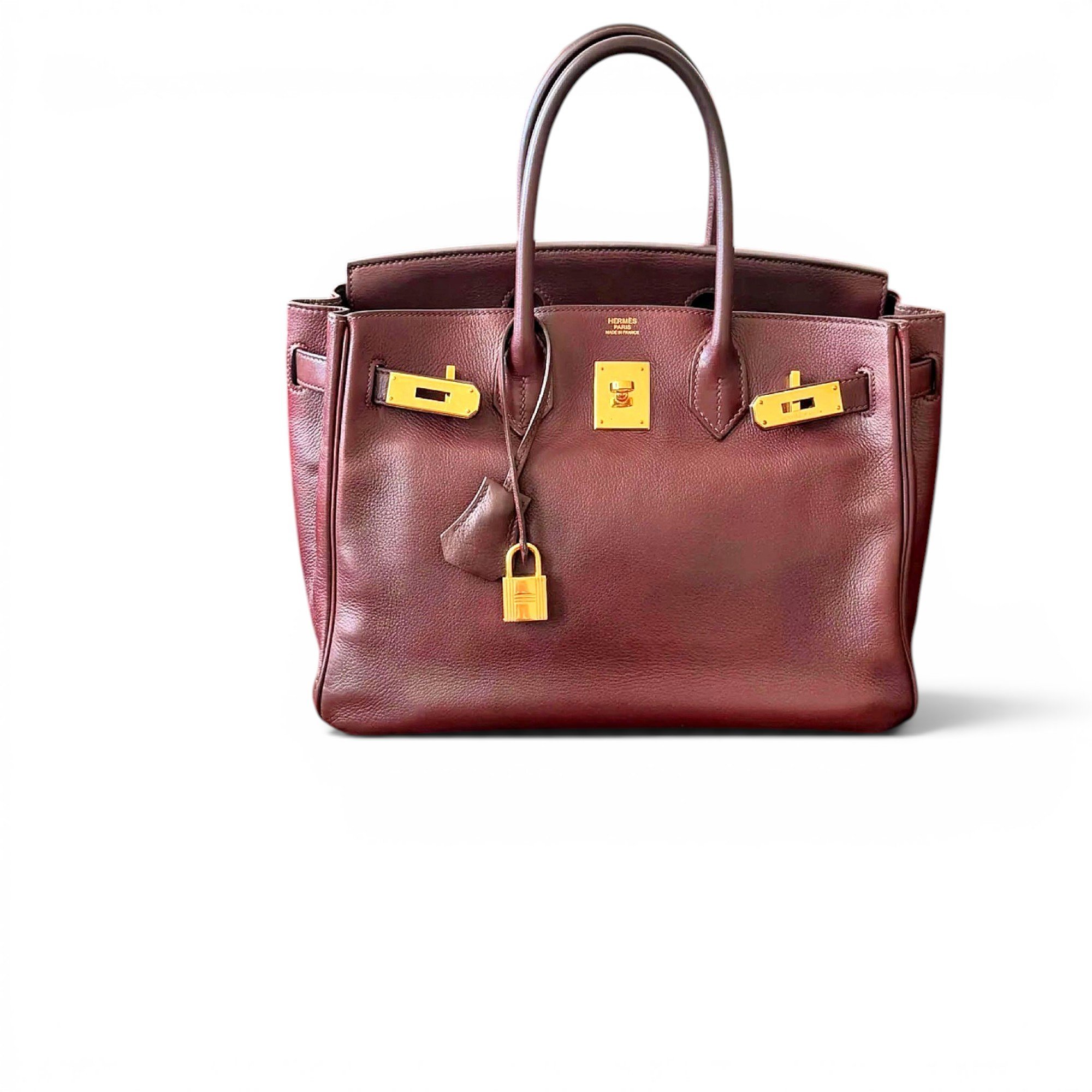Birkin 30 leather handbag