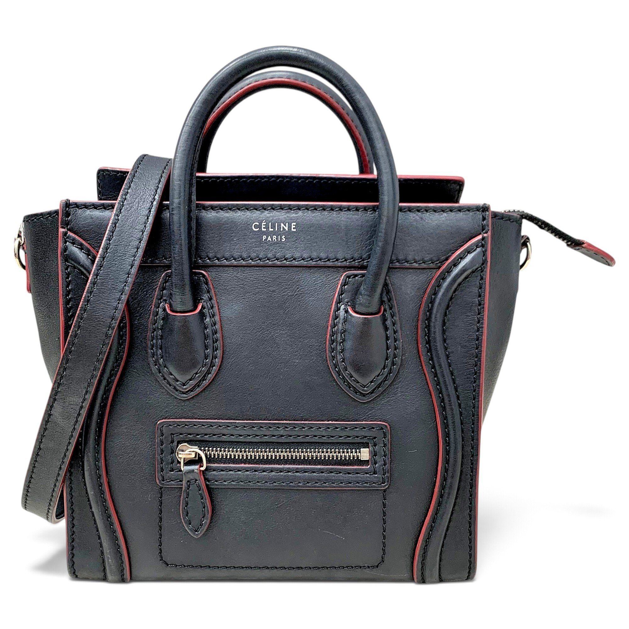 Luggage leather handbag