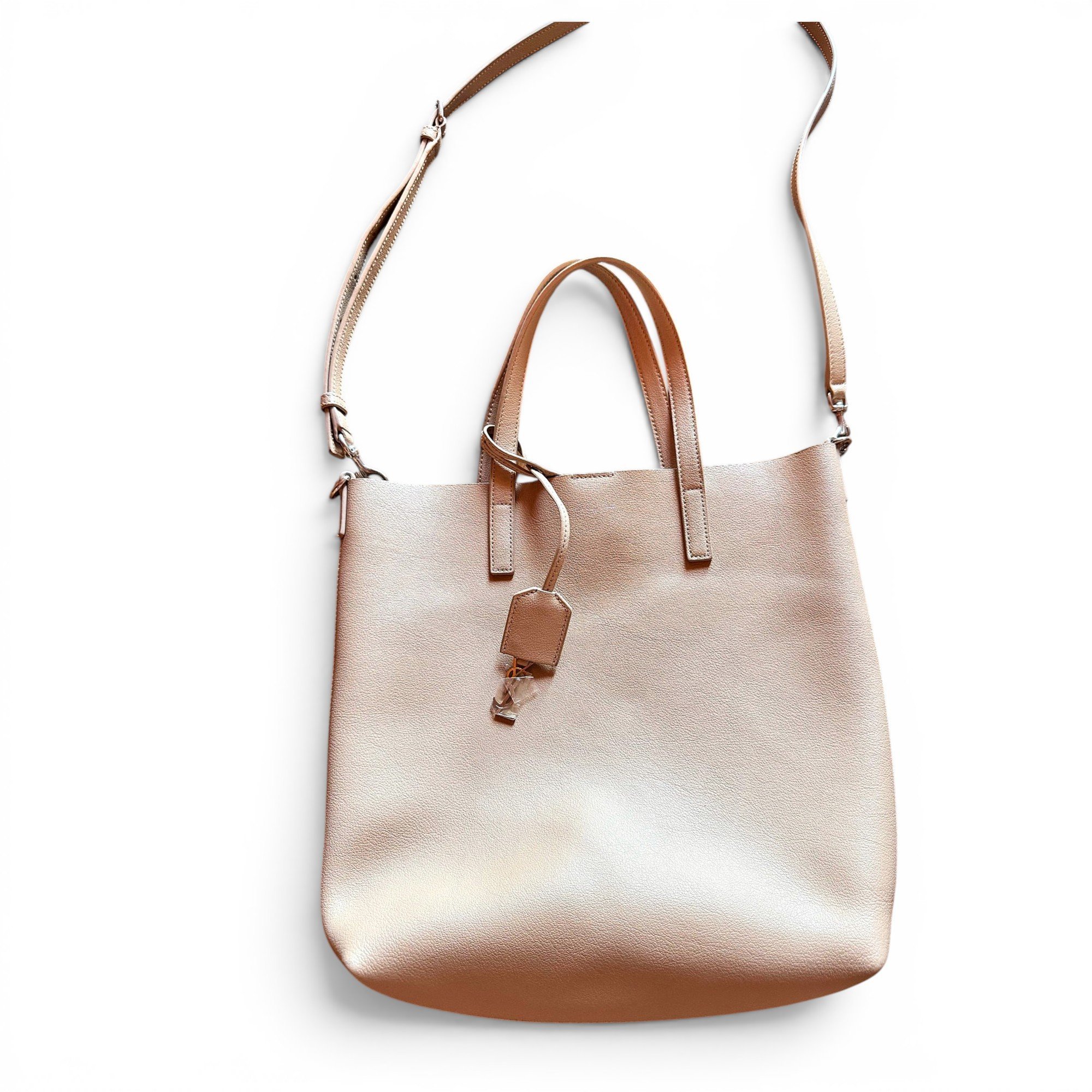 Shopping leather tote