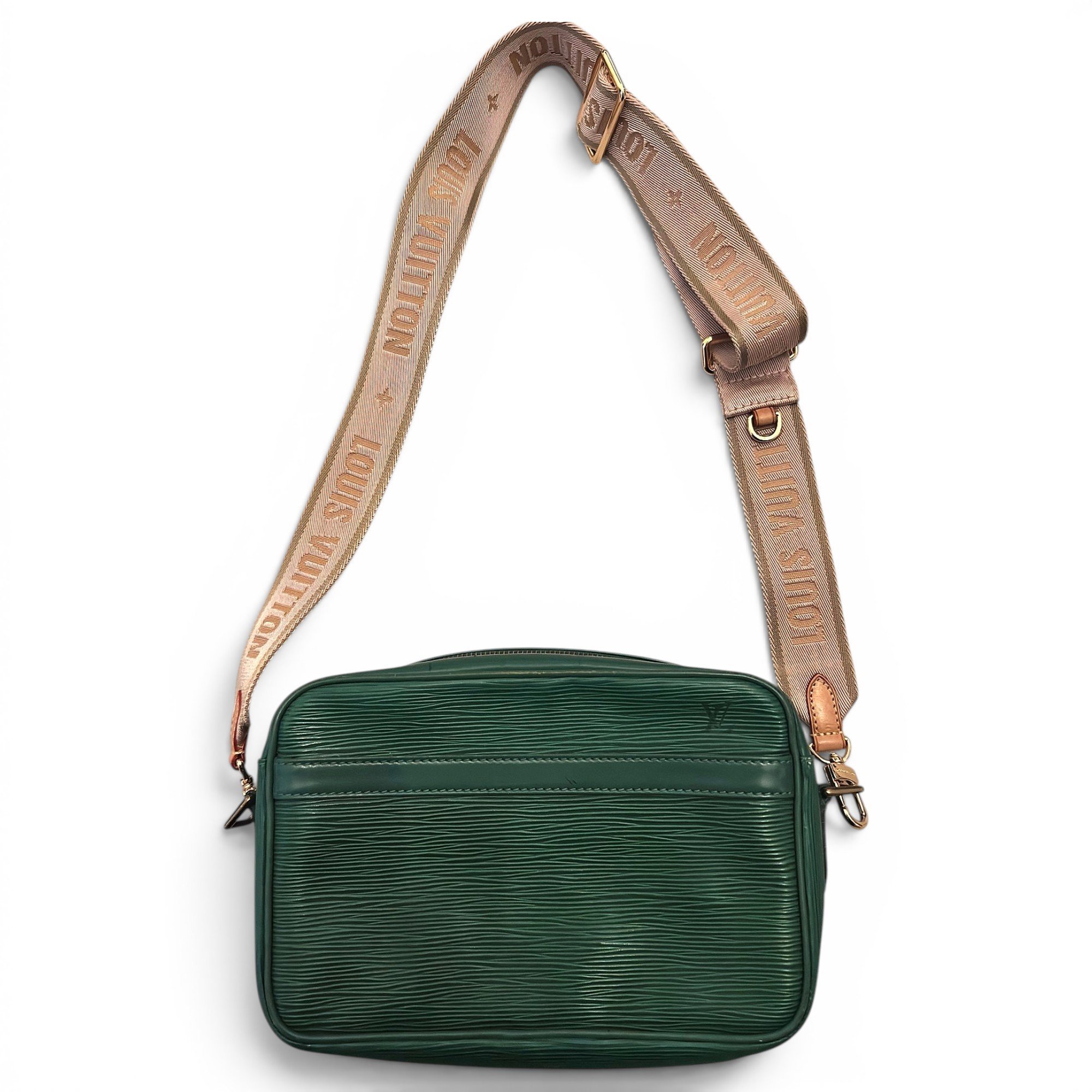 Patent leather clutch bag