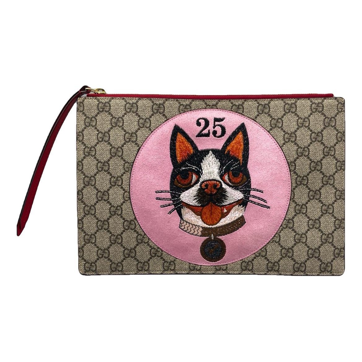 Vinyl clutch bag