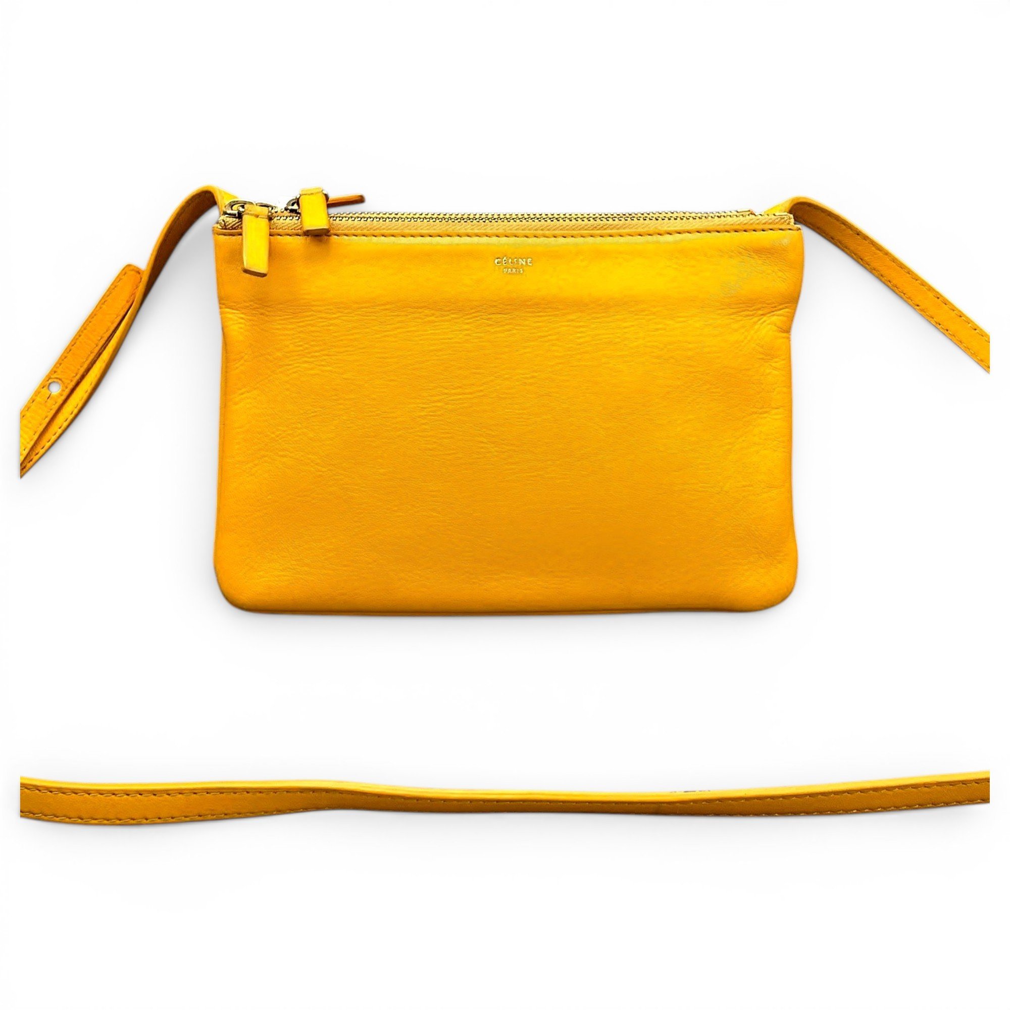 Trio leather crossbody bag
