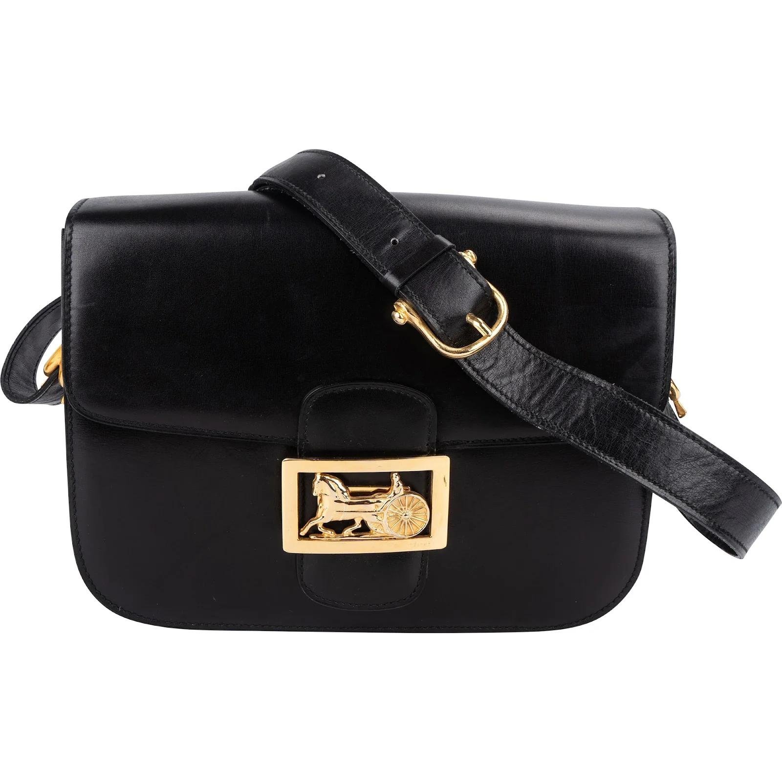 Triomphe leather handbag
