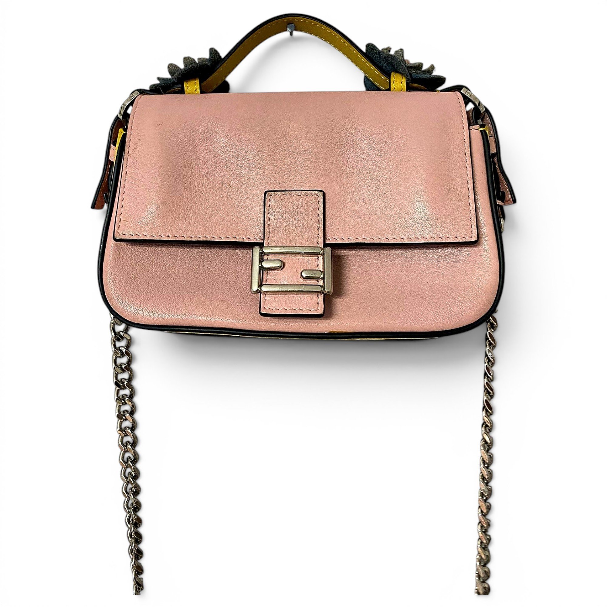 Baguette leather handbag