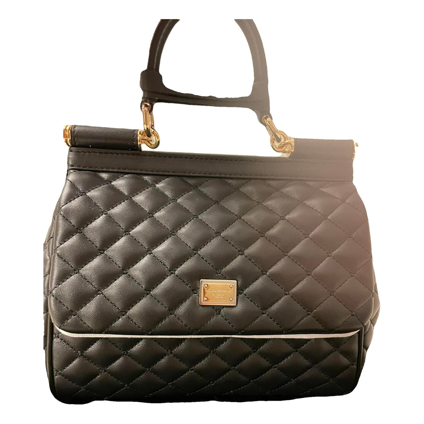 Dolce & Gabbana Sicily leather crossbody bag