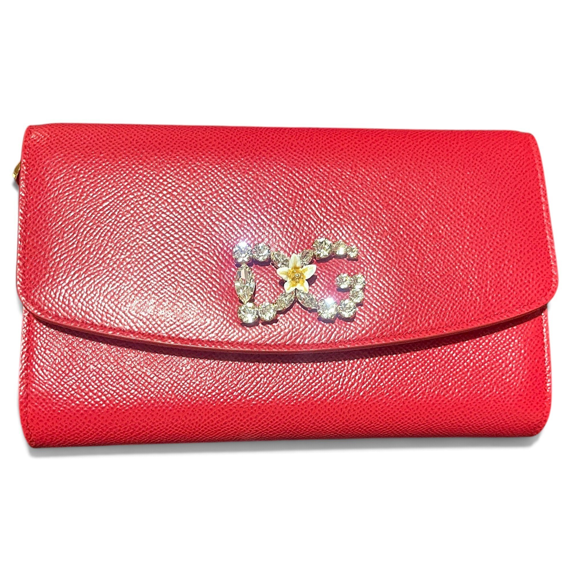 DG Girls leather crossbody bag