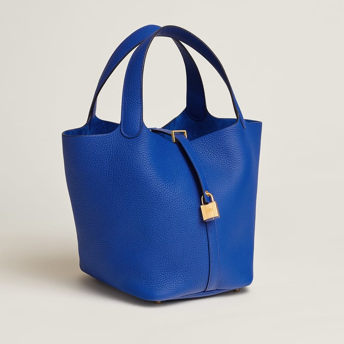 Bleu Royal Picotin Lock 22 Bag