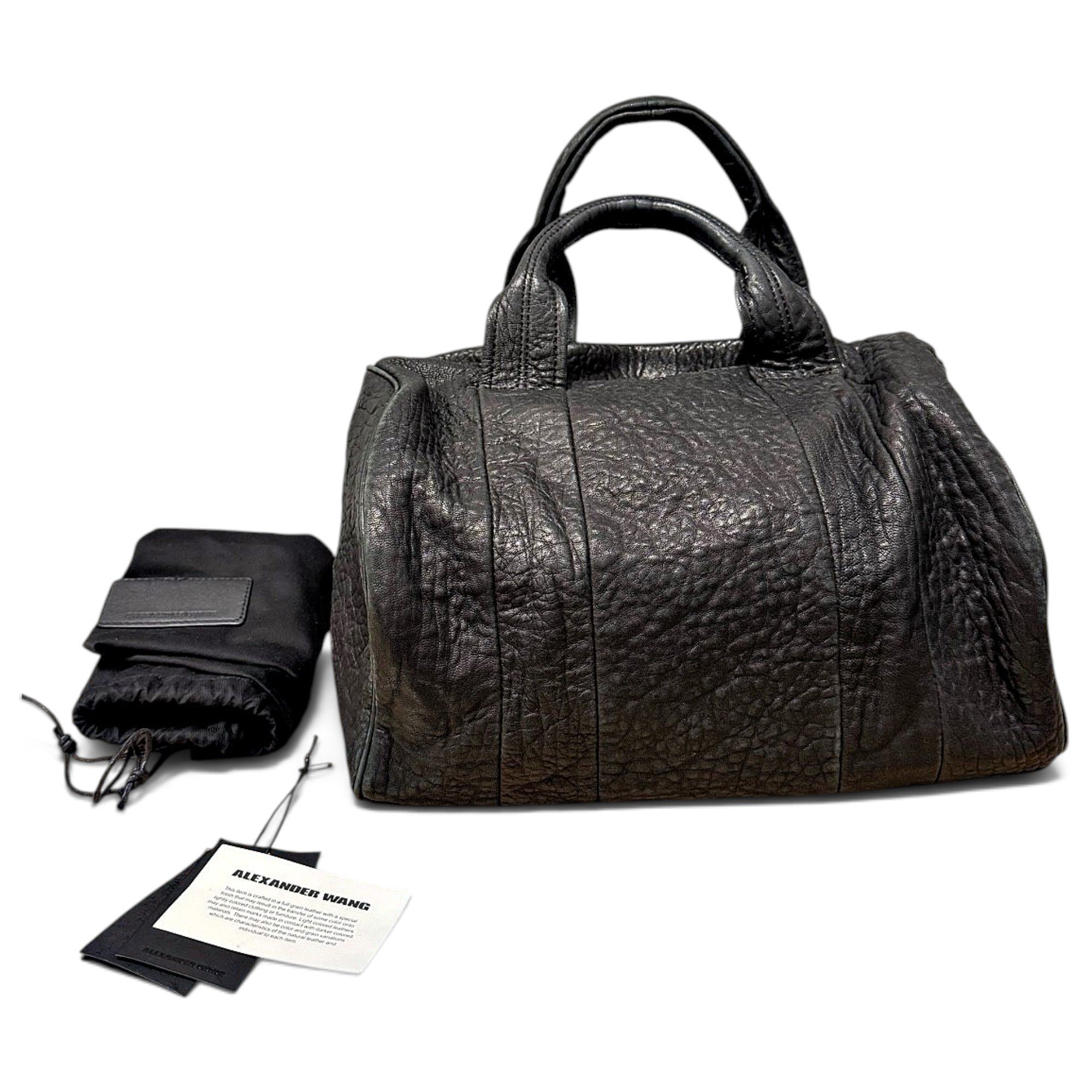 Rocco leather bowling bag