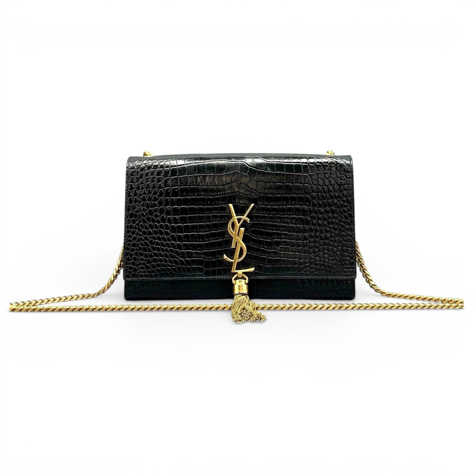 Pompom Kate leather handbag