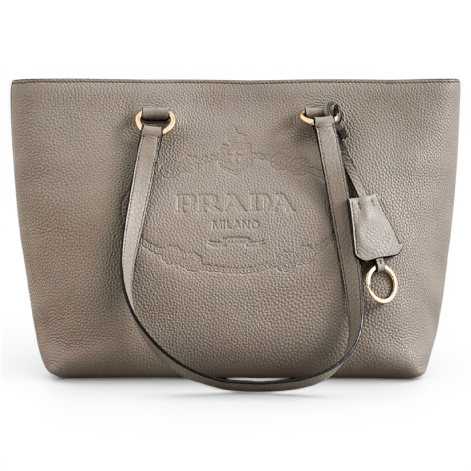 Leather tote
