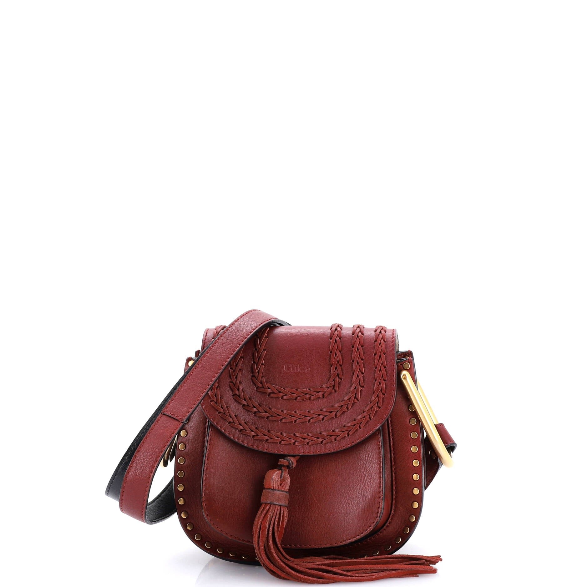 Chloe Hudson Handbag Whipstitch Leather Mini