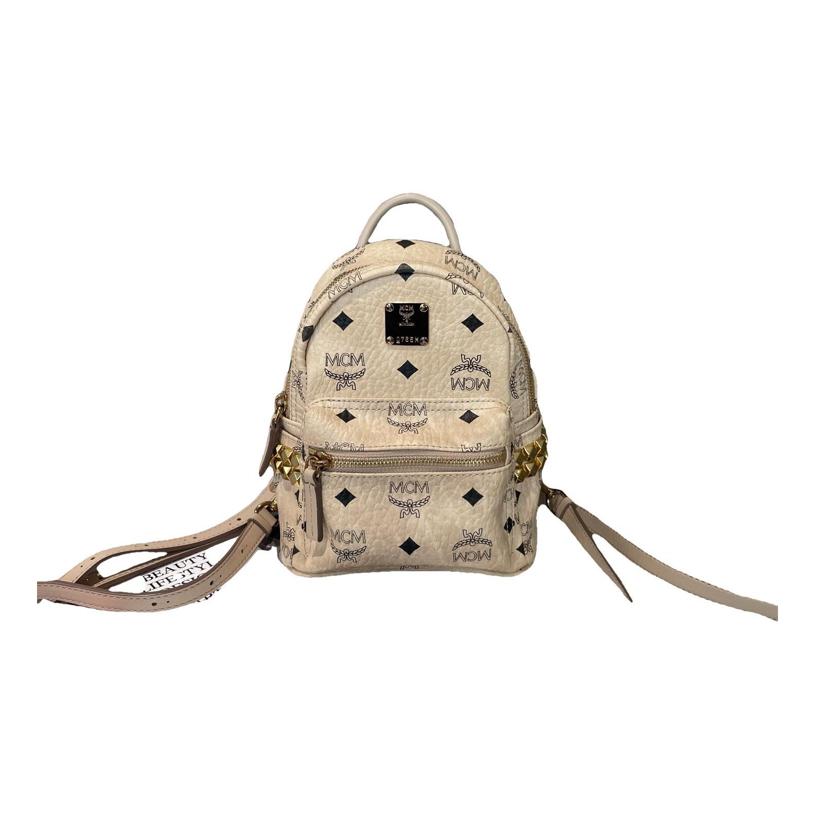 Stark leather backpack