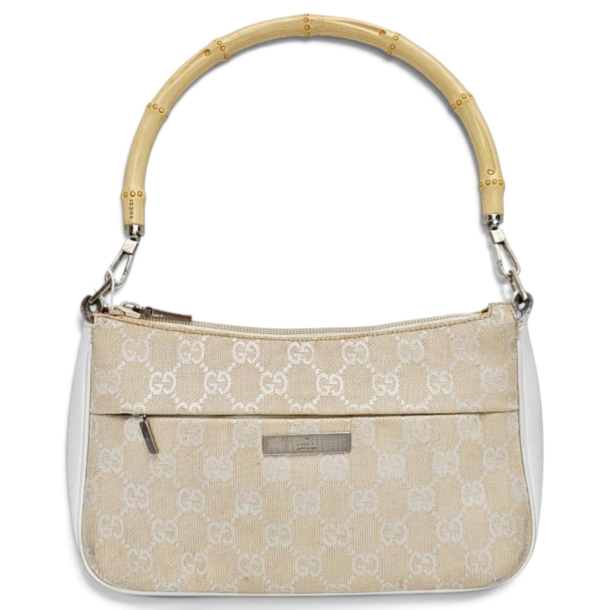 Bamboo Frame Satchel cloth handbag